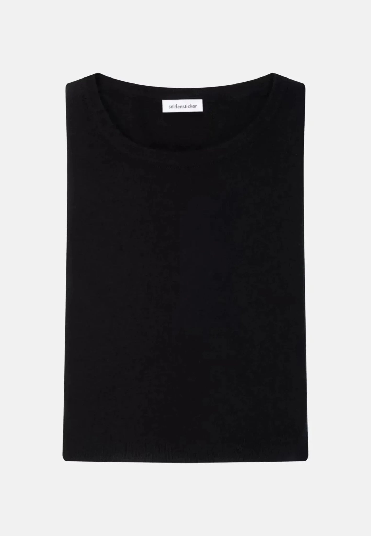 Seidensticker Merino Wool Crewneck Knit Black - 01.251600-39-S - seidensticker.co.uk