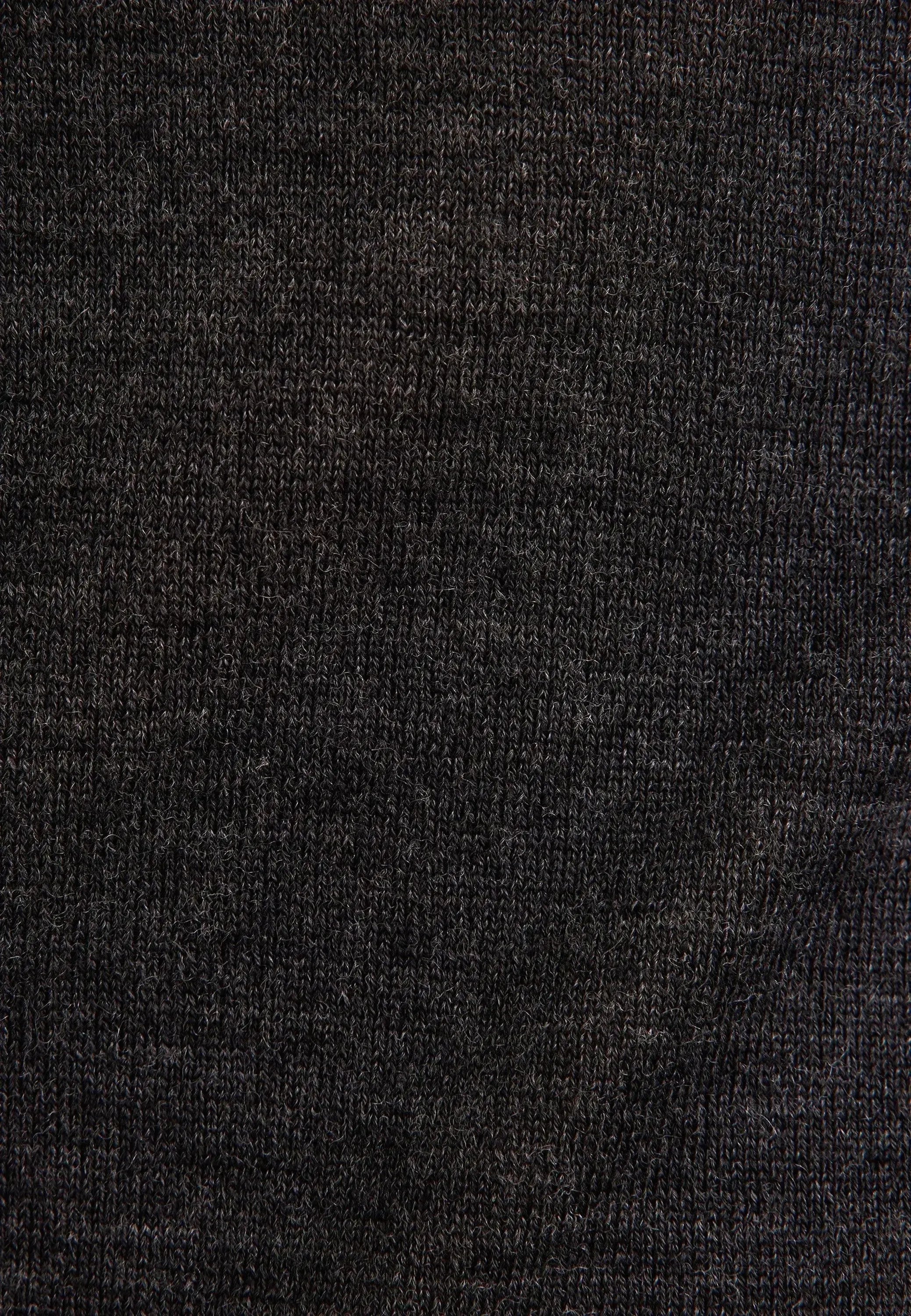Merino Wool Polo Collar Knit Grey-seidensticker uk