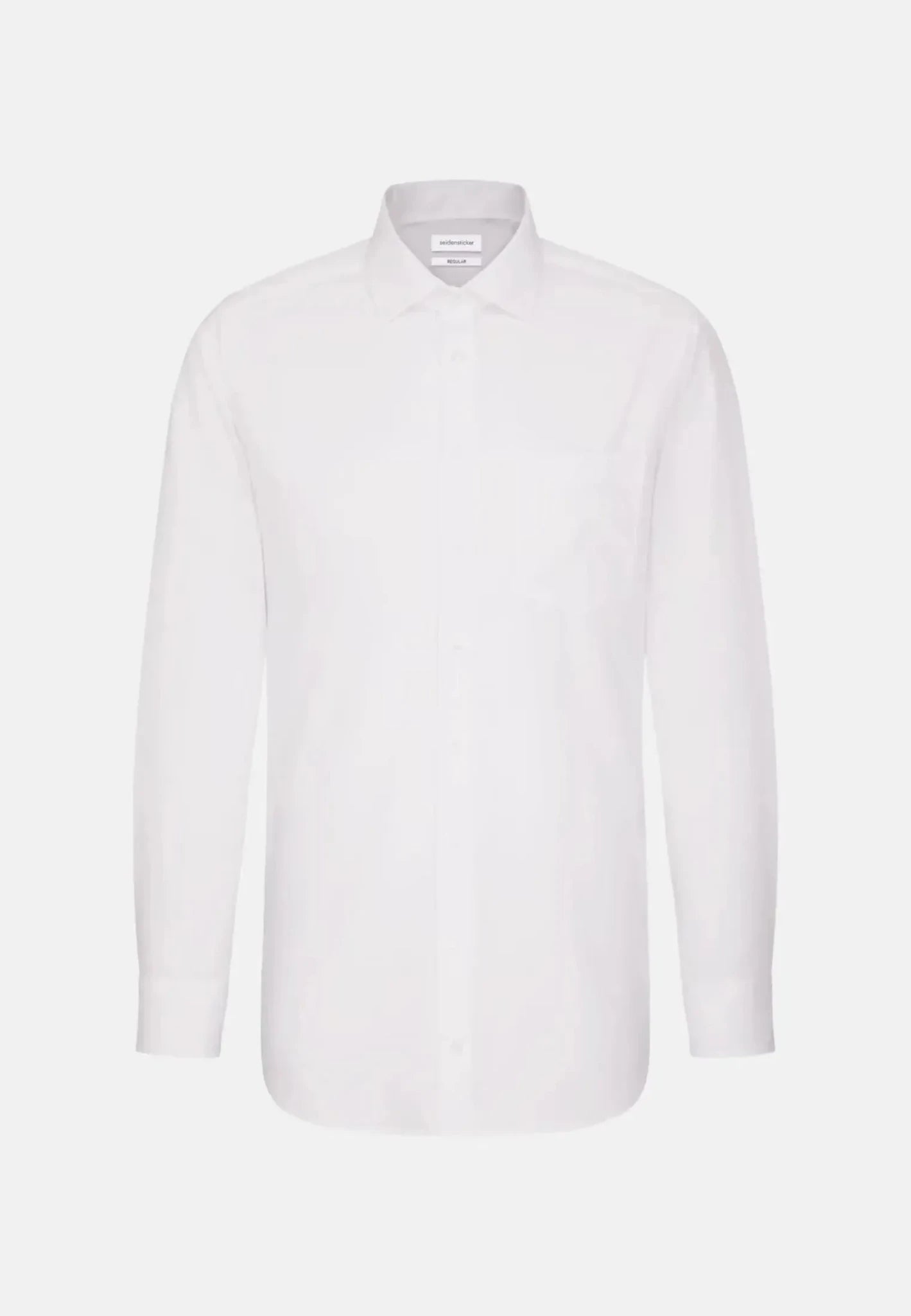 Seidensticker Regular Fit Easy Iron Kent Collar Business Shirt White - 01.003000-01-38 - seidensticker.co.uk