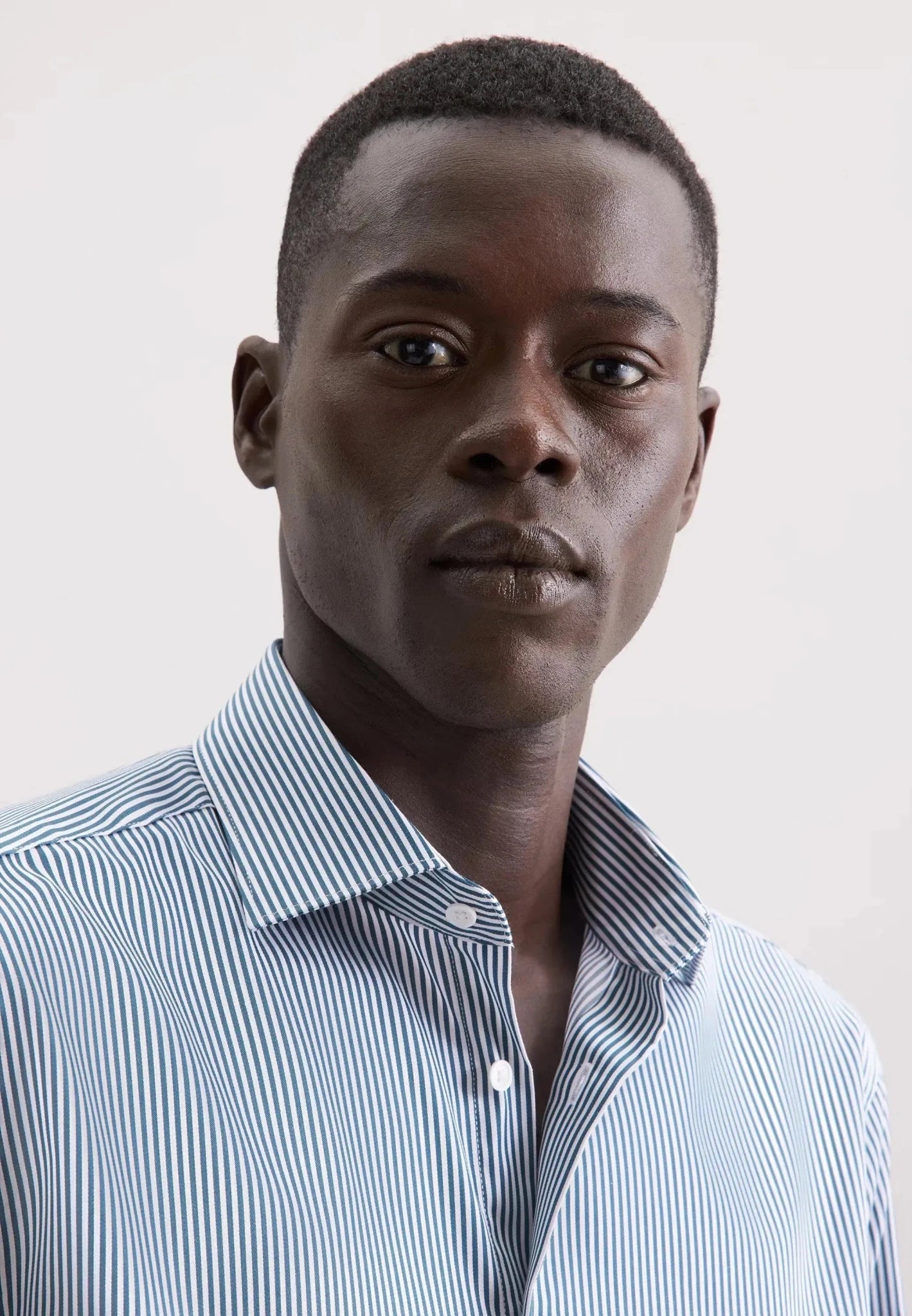 Seidensticker Regular Fit Easy Iron New Kent Striped Business Shirt Dark Teal - 01.145080-78-38 - seidensticker.co.uk