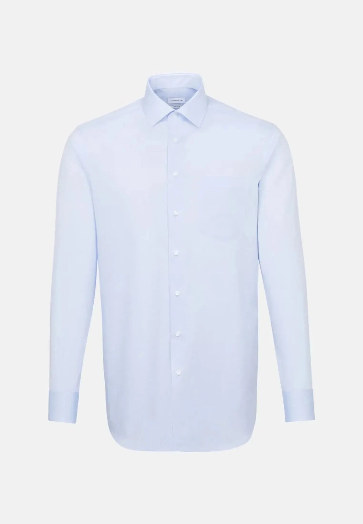 Seidensticker Regular Fit No Iron Kent Collar Business Shirt Light Blue - 01.002000-15-38 - seidensticker.co.uk