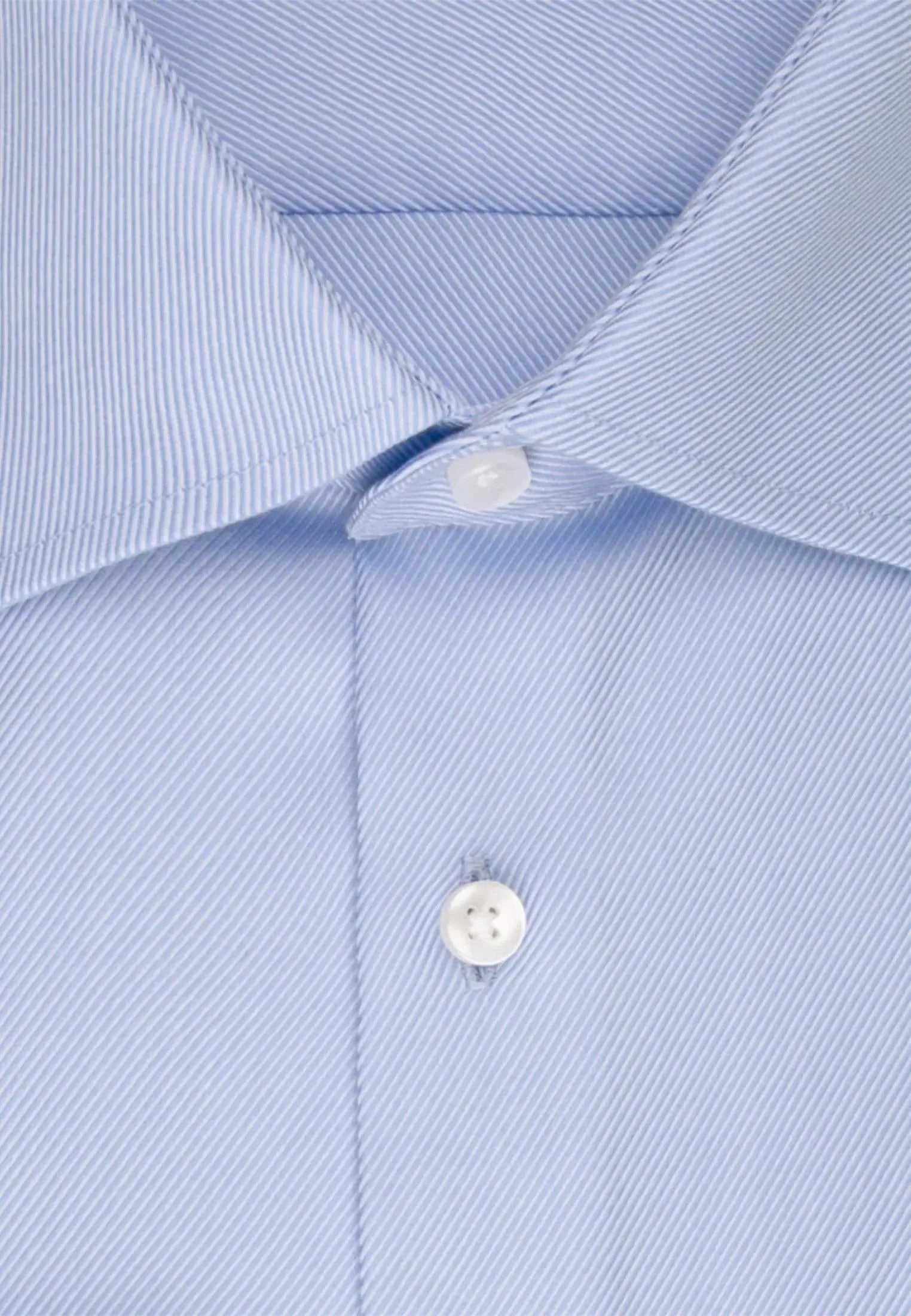 Regular Fit No Iron Kent Collar Business Shirt Light Blue-seidensticker uk