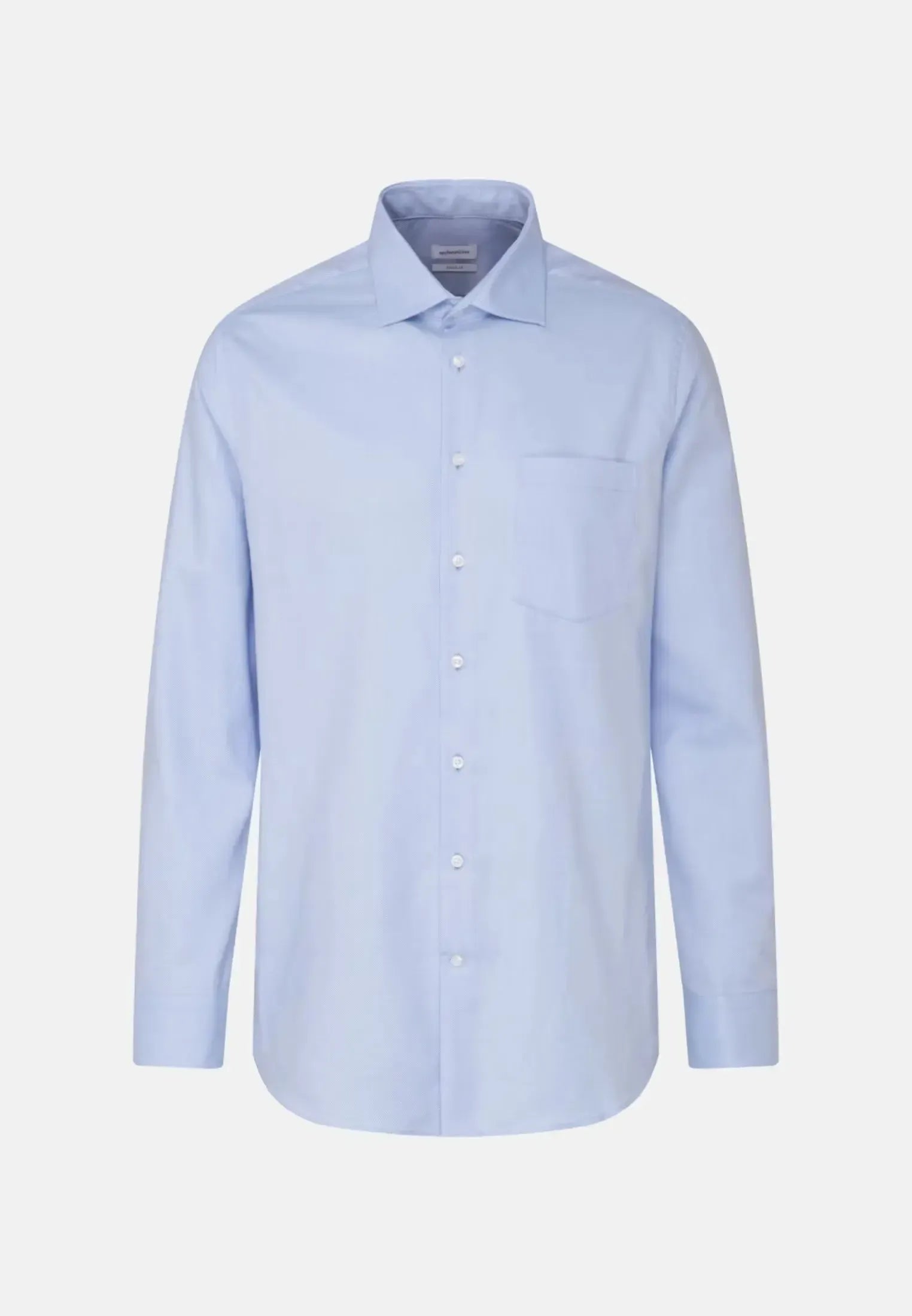 Regular Fit No Iron Kent Collar Business Shirt Light Blue-seidensticker uk