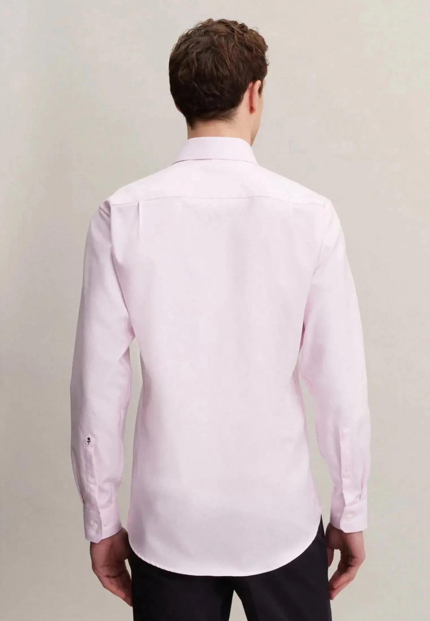 Seidensticker Regular Fit No Iron Kent Collar Business Shirt Pink - 01.153690-42-38 - seidensticker.co.uk