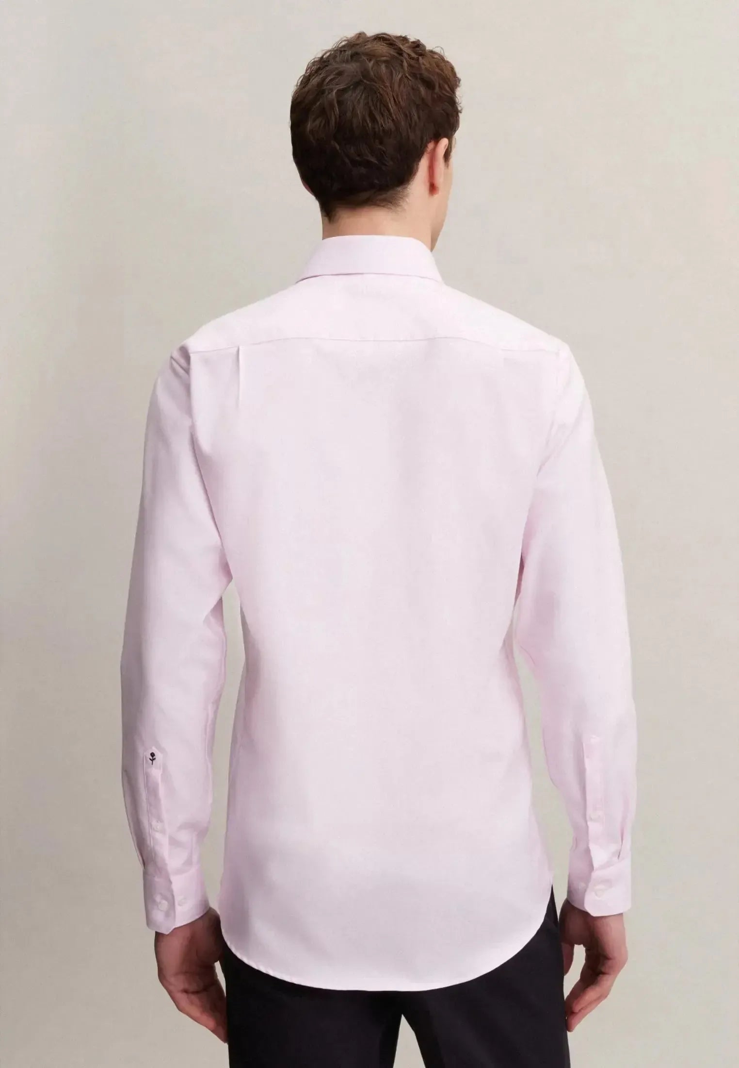 Regular Fit No Iron Kent Collar Business Shirt Pink-seidensticker uk