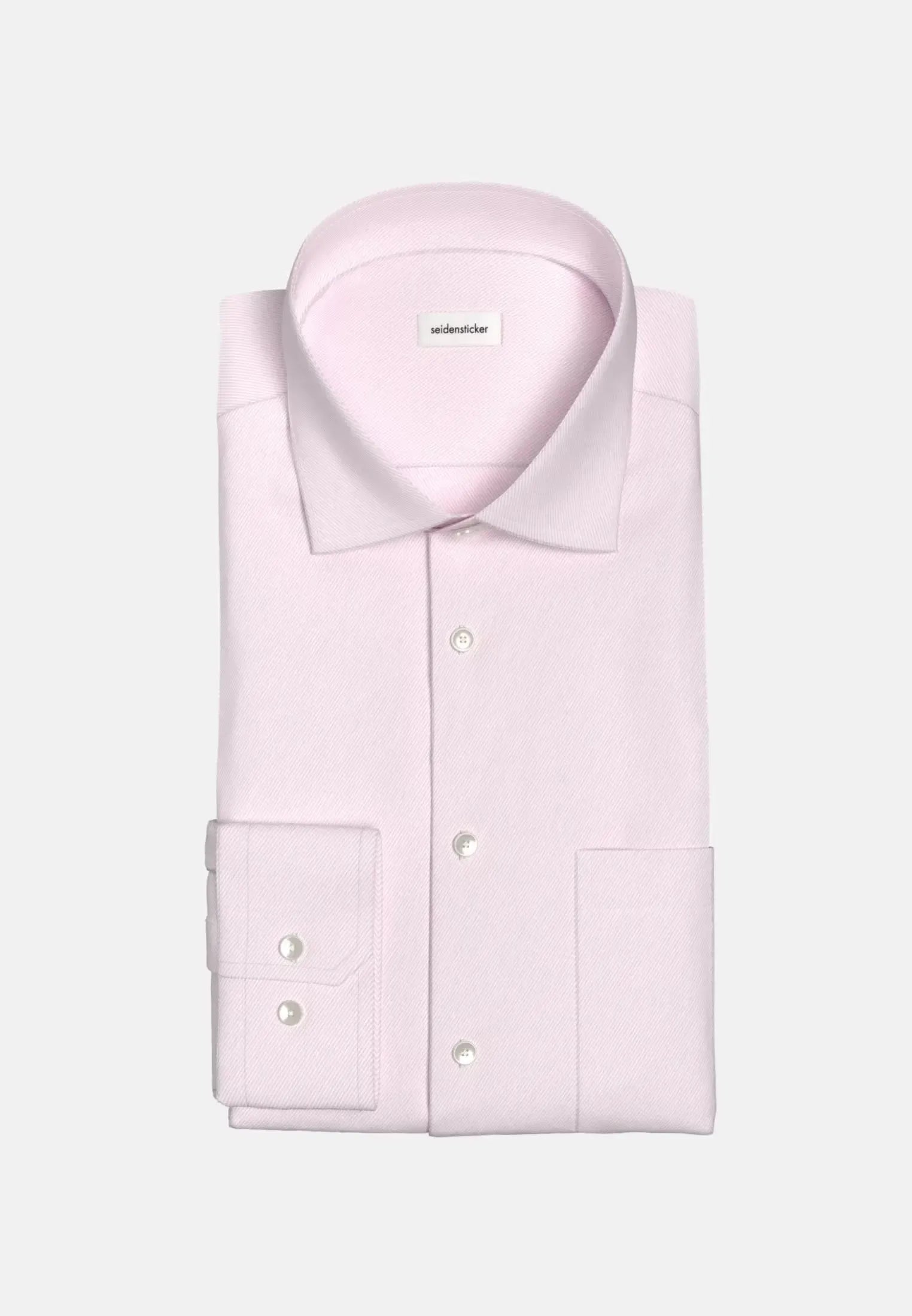Regular Fit No Iron Kent Collar Business Shirt Pink-seidensticker uk