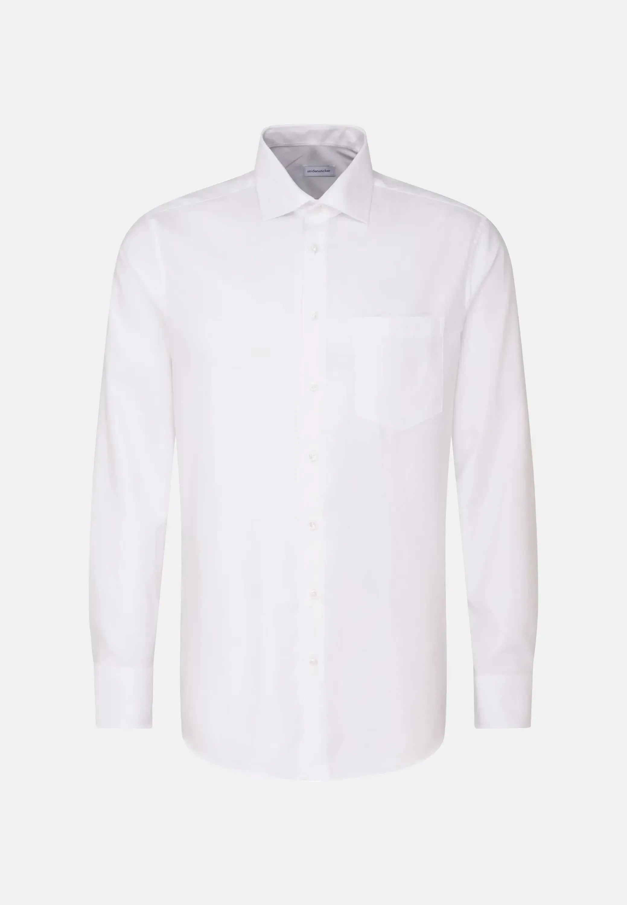 Regular Fit No Iron Kent Collar Business Shirt White-seidensticker uk