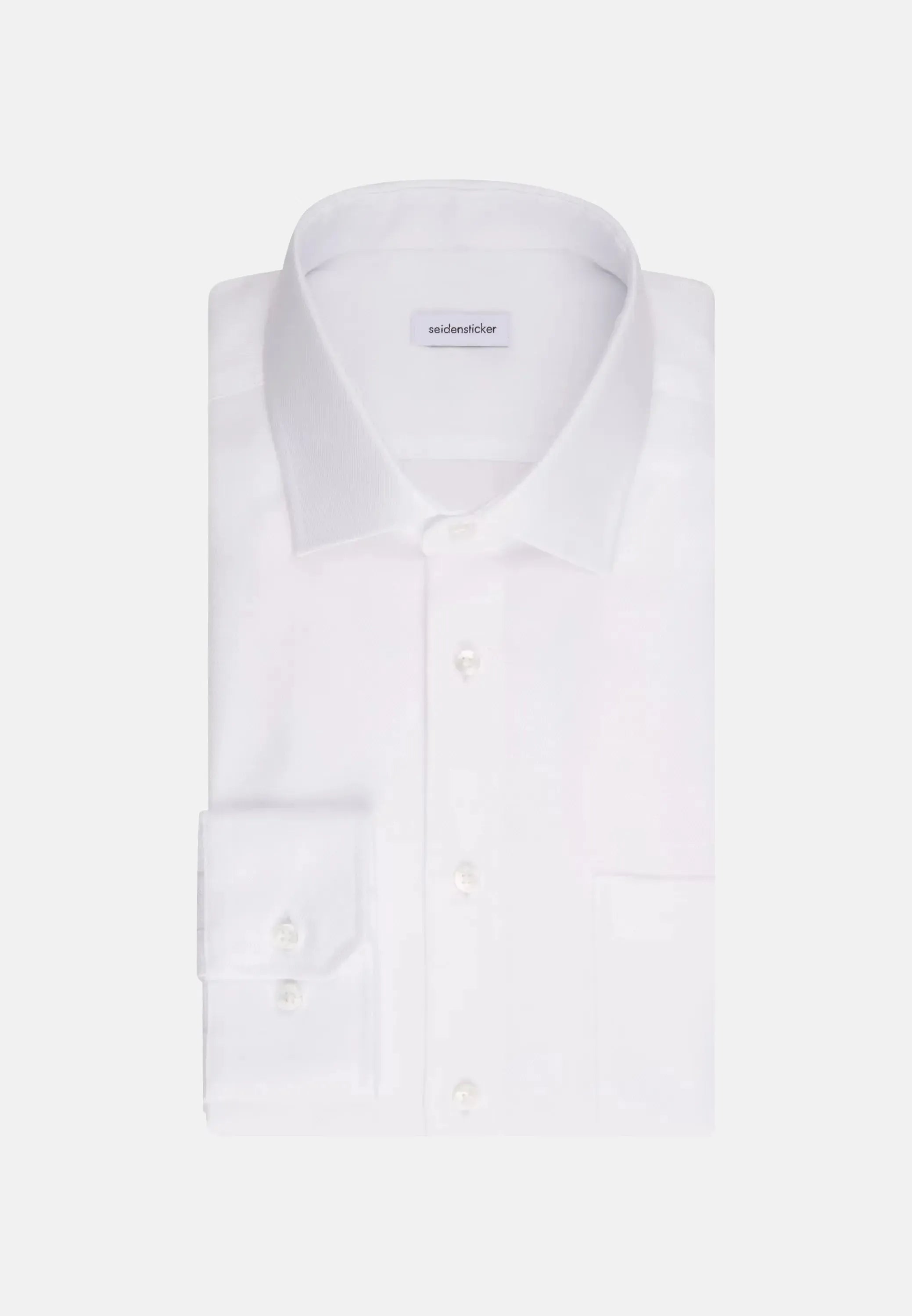 Regular Fit No Iron Kent Collar Business Shirt White-seidensticker uk