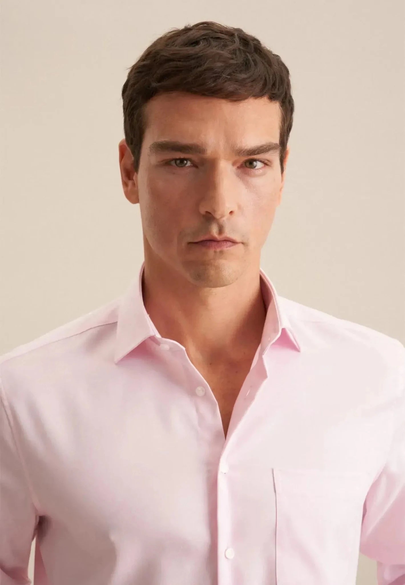 Seidensticker Regular Fit No Iron New Kent Business Shirt Pink - 01.143510-42-38 - seidensticker.co.uk