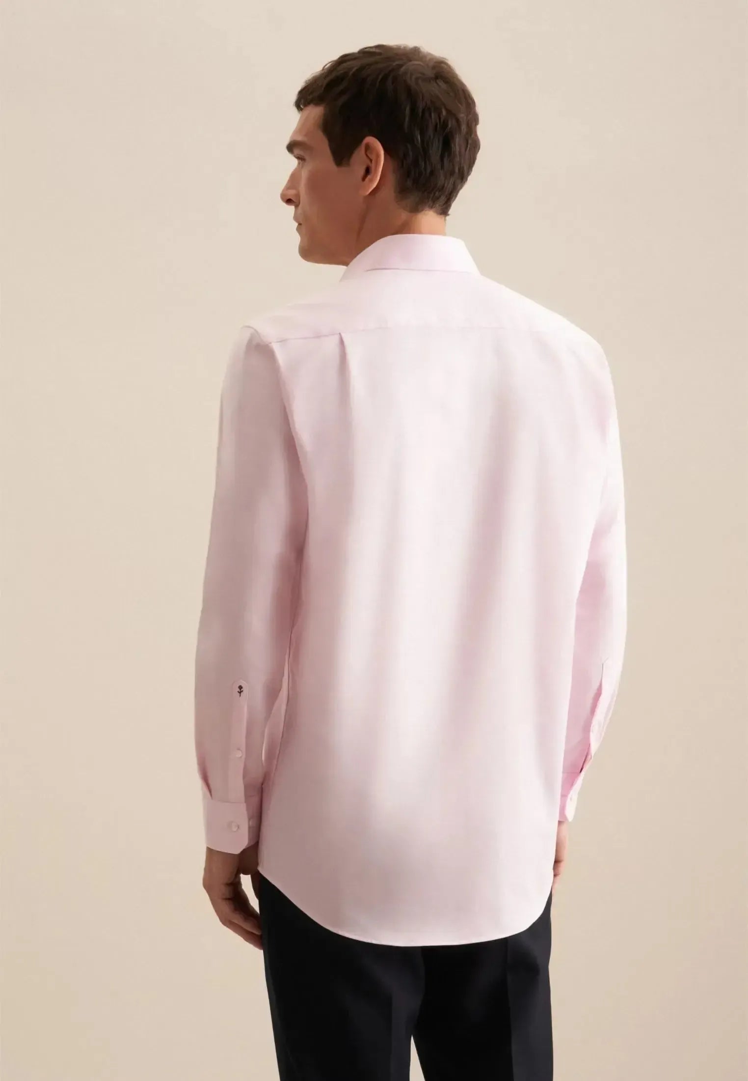 Regular Fit No Iron New Kent Business Shirt Pink-seidensticker uk