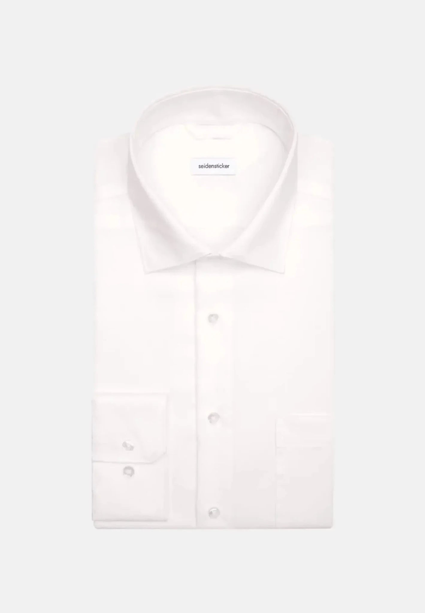 Seidensticker Regular Fit No Iron New Kent Business Shirt White - 01.143510-01-38 - seidensticker.co.uk
