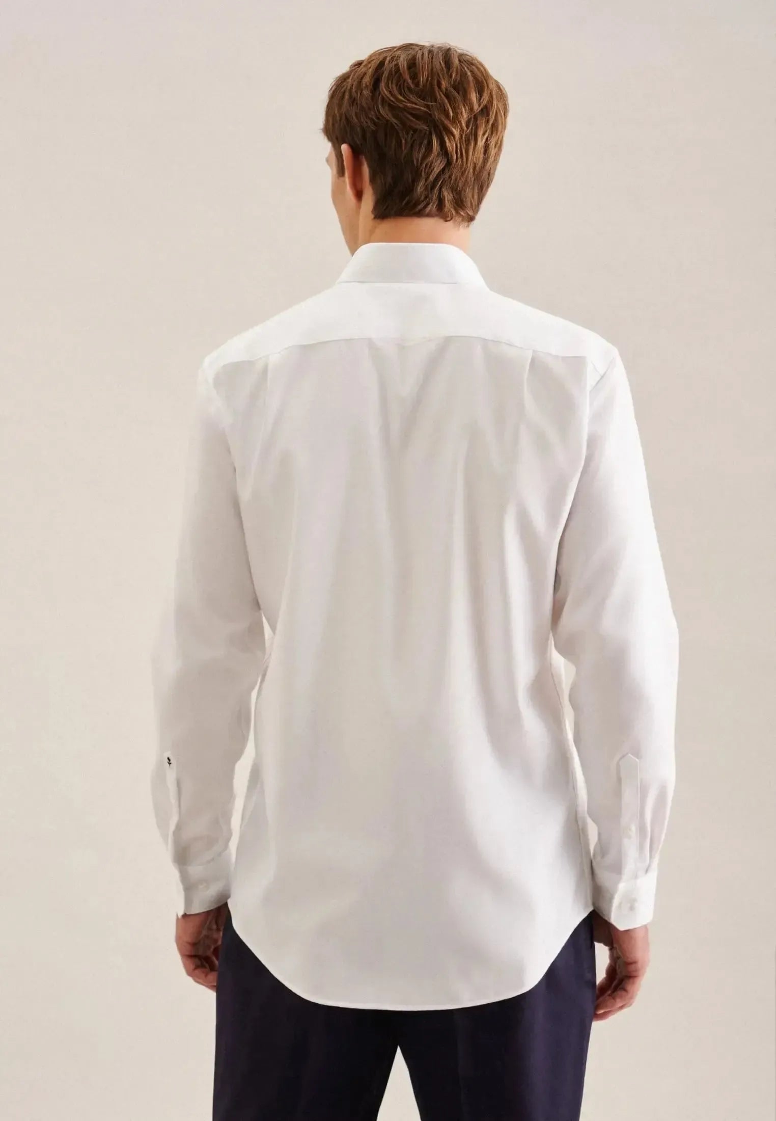 Regular Fit No Iron New Kent Business Shirt White-seidensticker uk