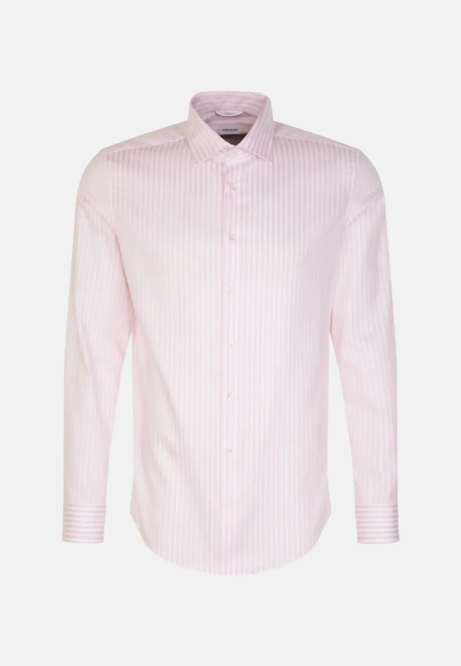 Regular Fit No Iron New Kent Striped Business Shirt Pink-seidensticker uk