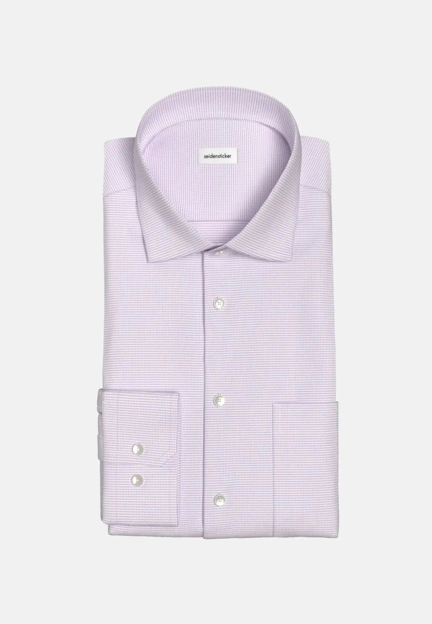 Seidensticker UK - Regular Fit No Iron New Kent Structured Business Shirt Pink - 01.141960-42-38