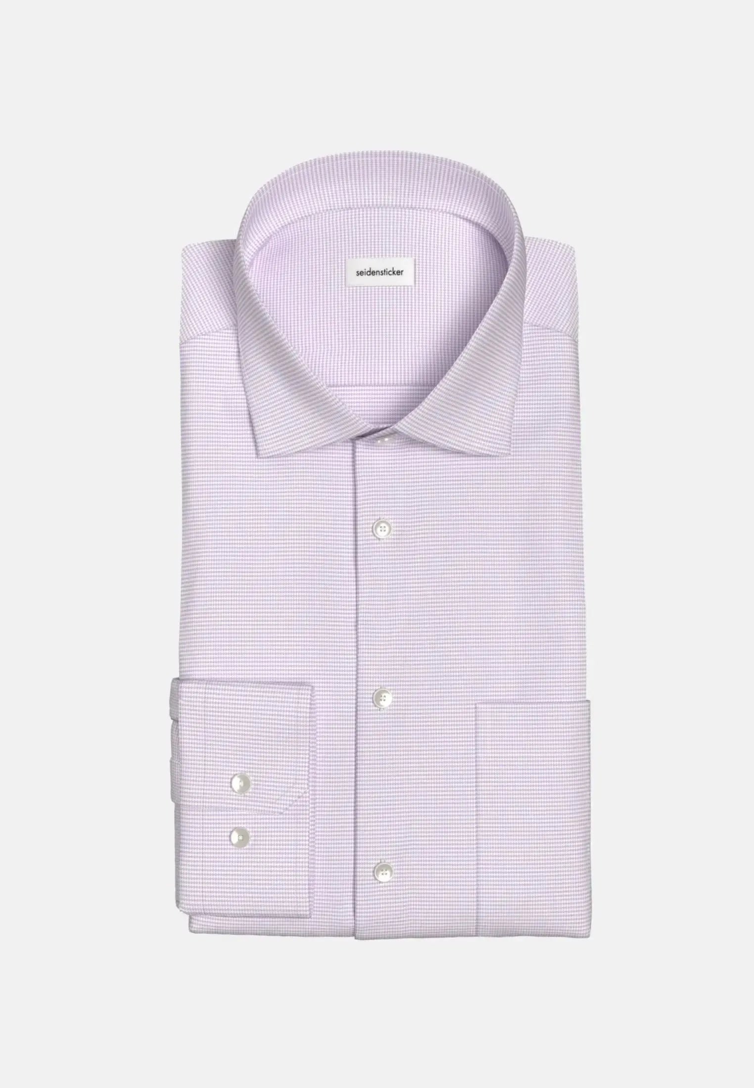 Regular Fit No Iron New Kent Structured Business Shirt Pink-seidensticker uk