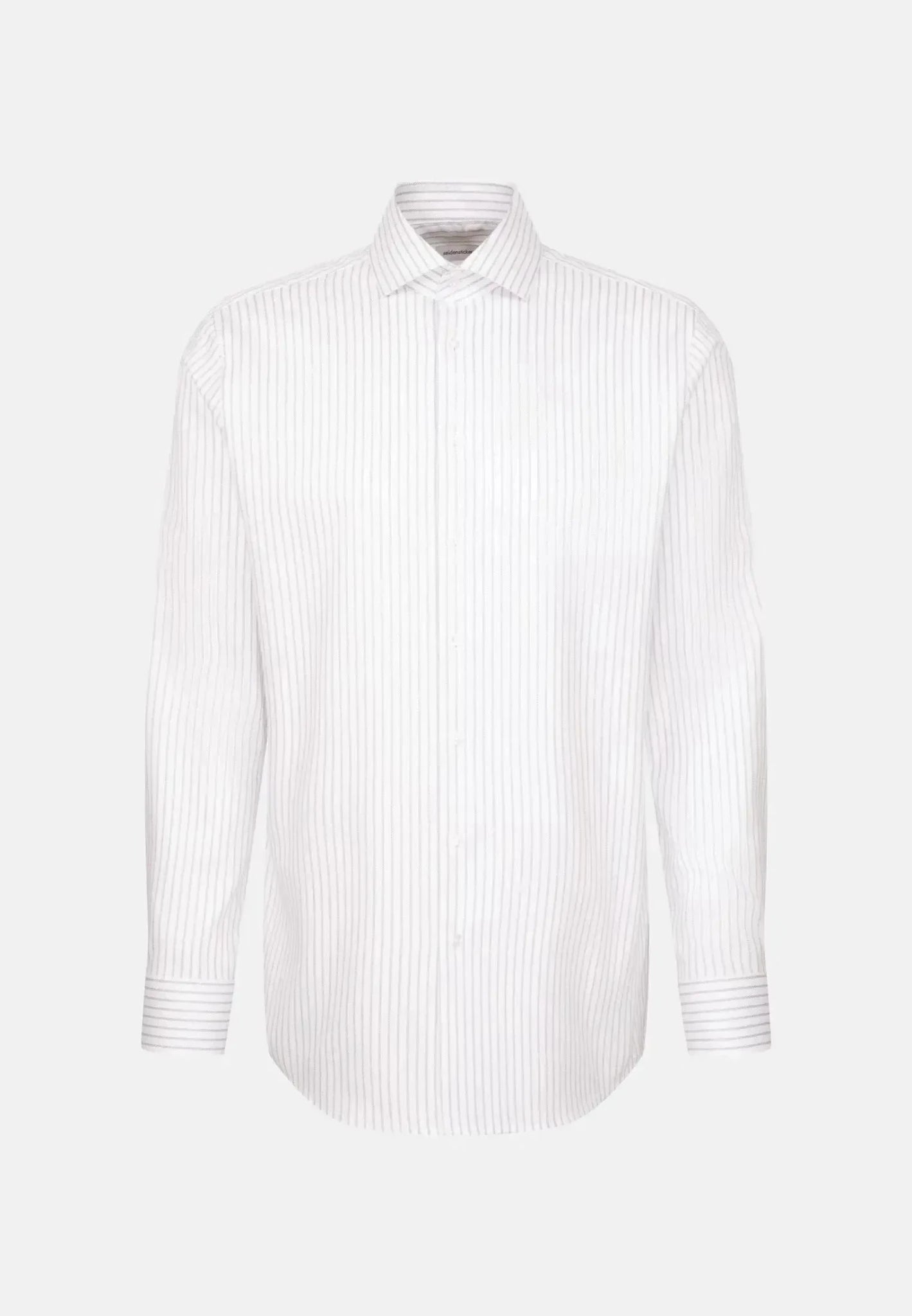 Seidensticker Regular Fit No Iron Spread Kent Striped Business Shirt Light Blue - 01.146117-13-38 - seidensticker.co.uk