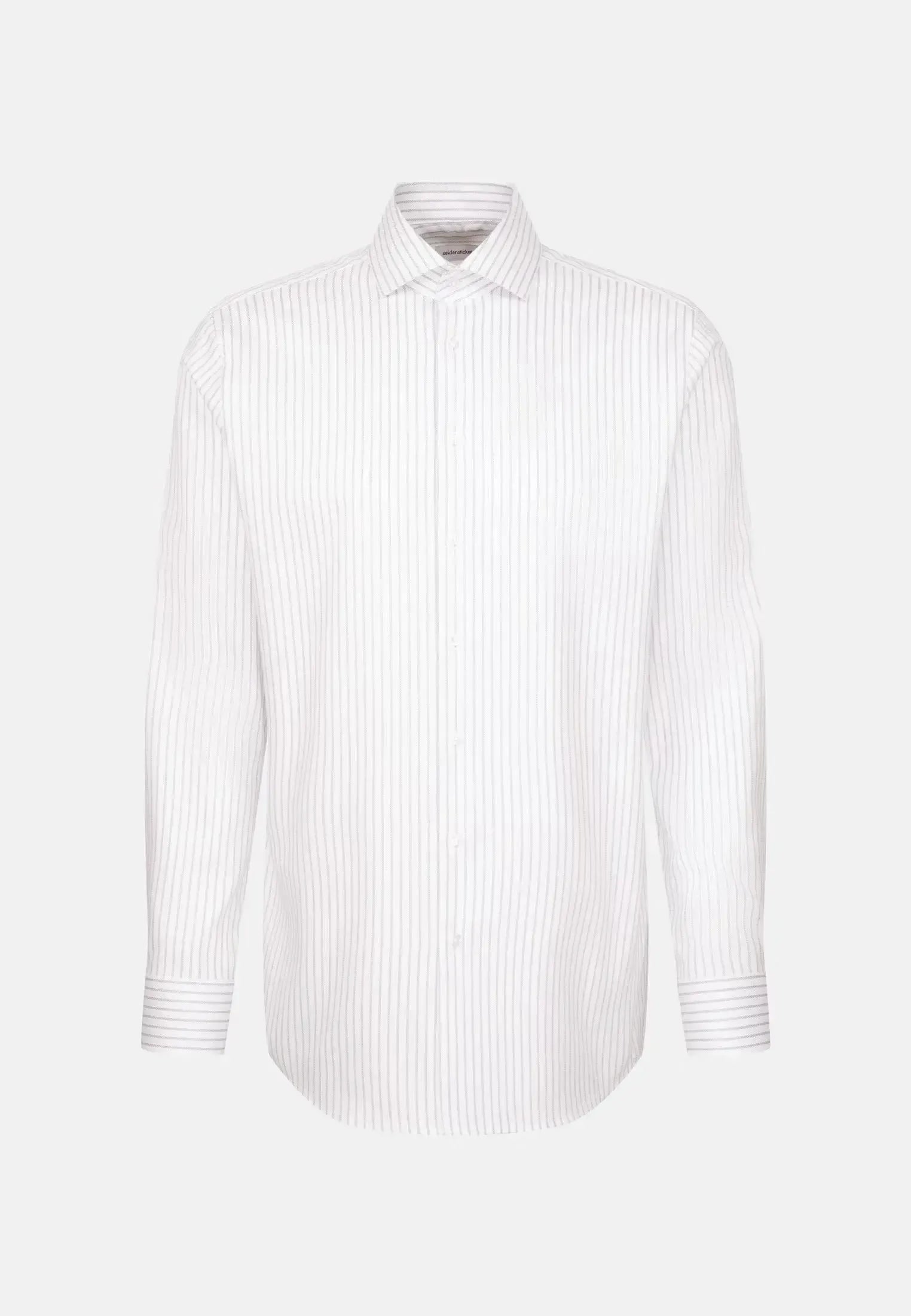 Regular Fit No Iron Spread Kent Striped Business Shirt Light Blue-seidensticker uk