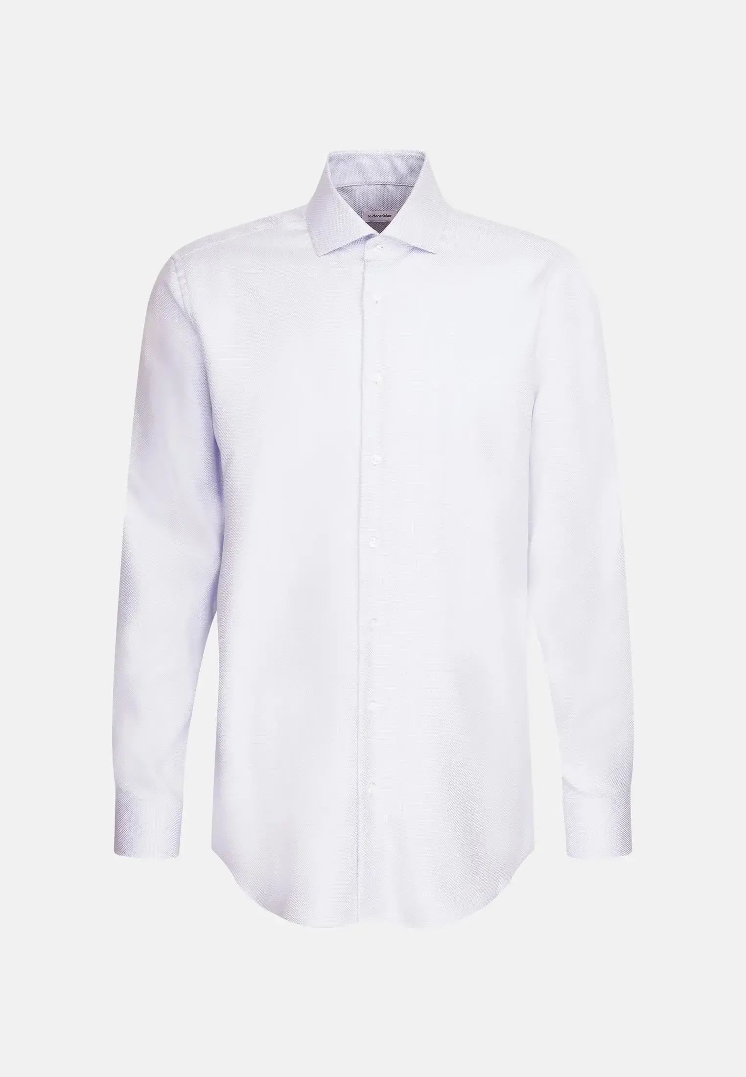 Regular Fit No Iron Spread Kent Structured Business Shirt Light Blue-seidensticker uk