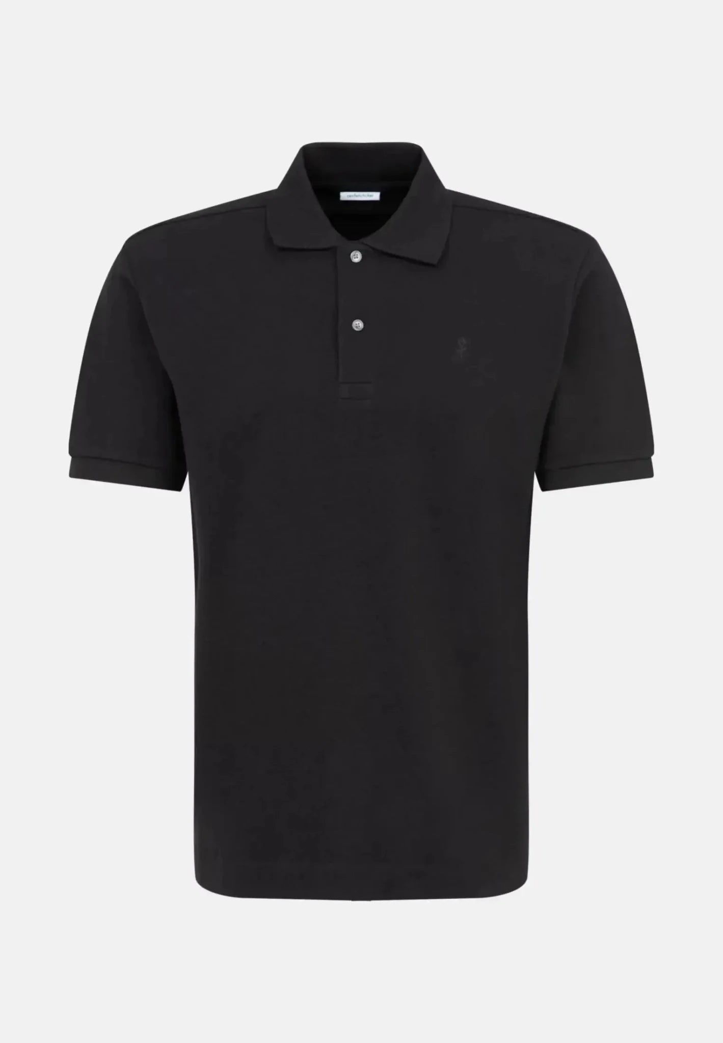 Seidensticker Regular Fit Pique Polo Shirt Black - 01.199530-39-S - seidensticker.co.uk