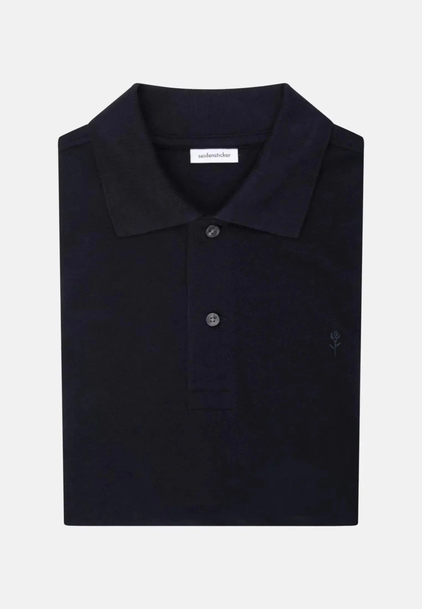 Seidensticker Regular Fit Pique Polo Shirt Dark Blue - 01.199530-19-S - seidensticker.co.uk