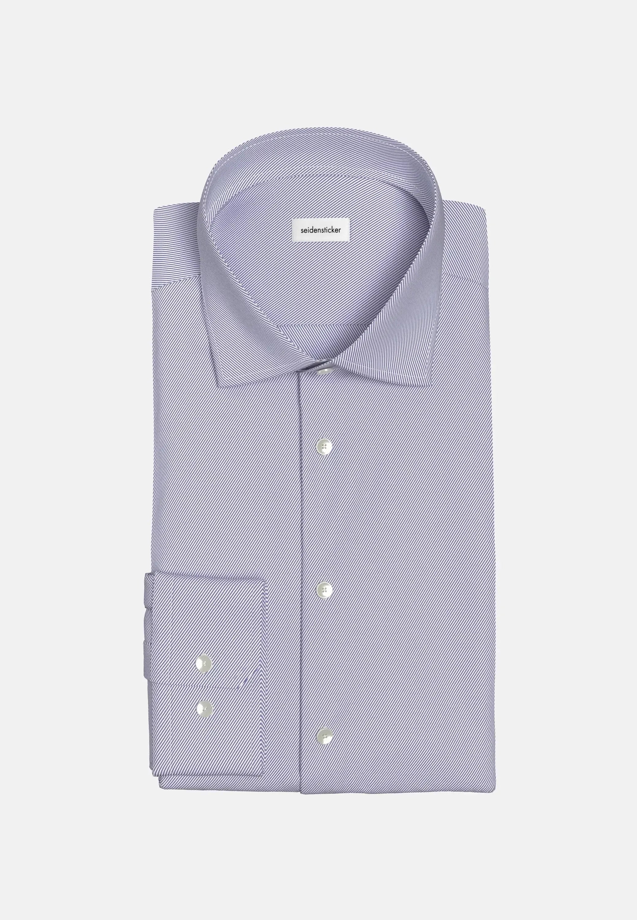 Shaped Fit Easy Iron Kent Collar Business Shirt Light Blue-seidensticker uk