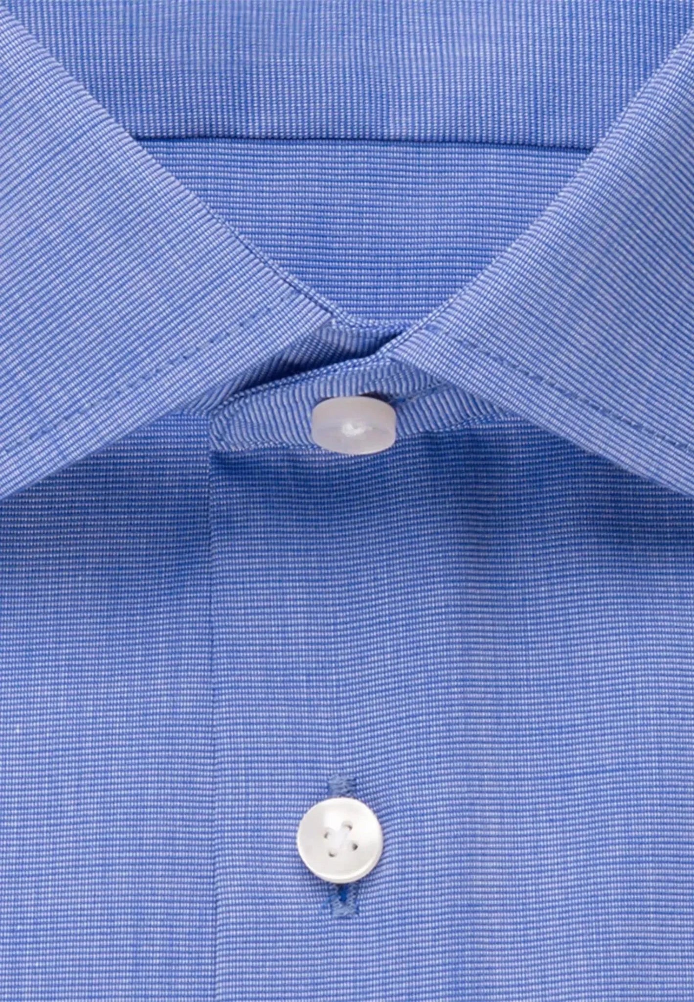 Seidensticker Shaped Fit No Iron Kent Collar Business Shirt Mid Blue - 01.241600-14-38 - seidensticker.co.uk