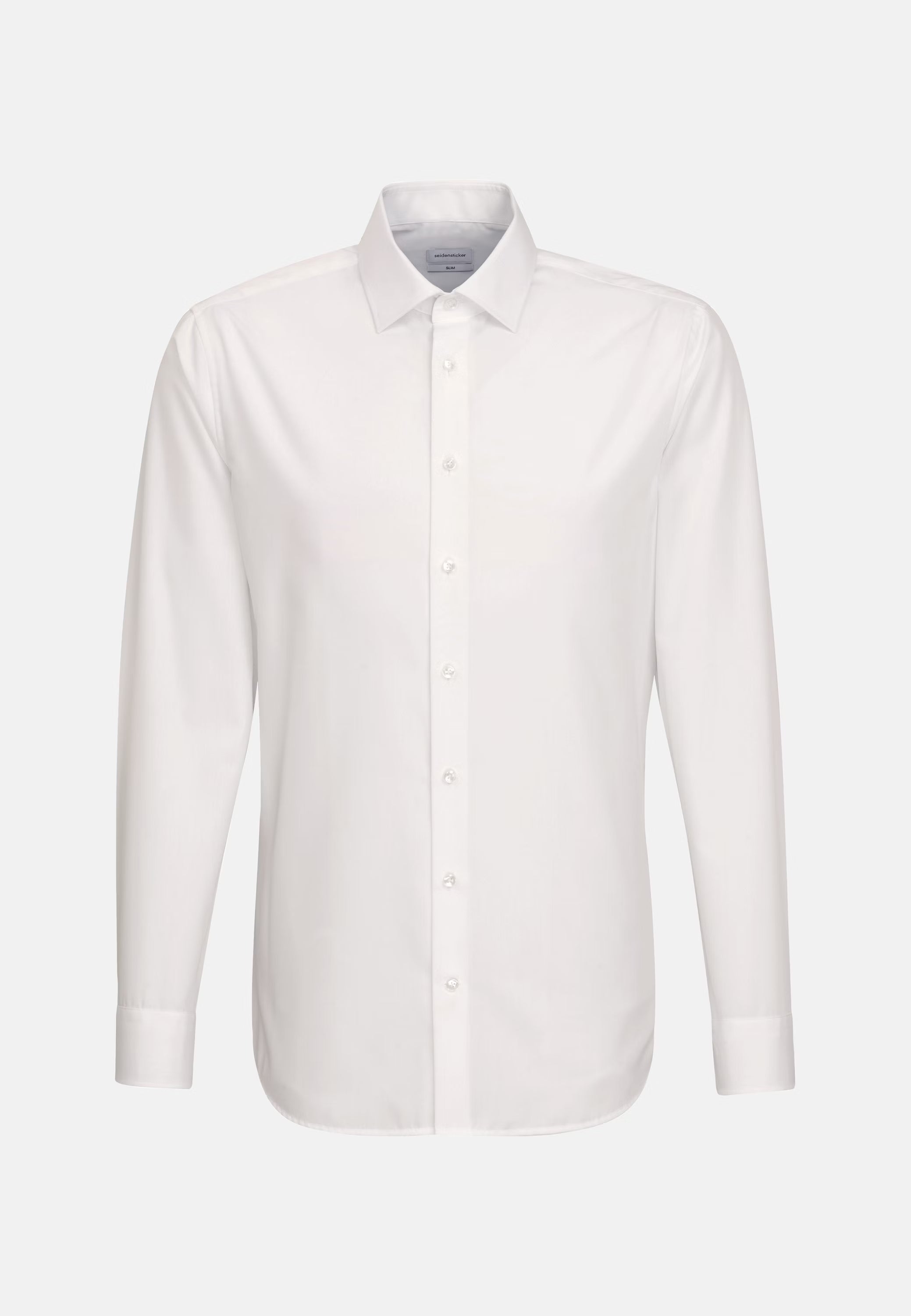 Shaped Fit No Iron Kent Collar Business Shirt White-seidensticker uk