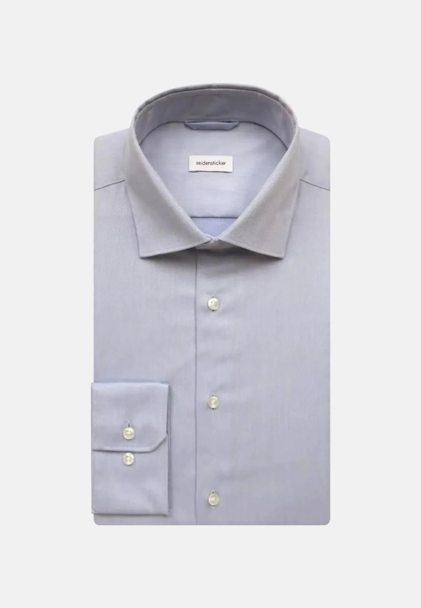 Seidensticker Shaped Fit No Iron New Kent Business Shirt Light Blue - 01.843510-13-37 - seidensticker.co.uk