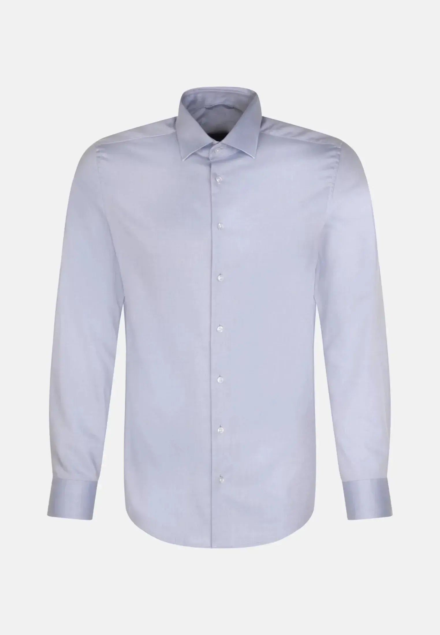 Shaped Fit No Iron New Kent Business Shirt Light Blue-seidensticker uk