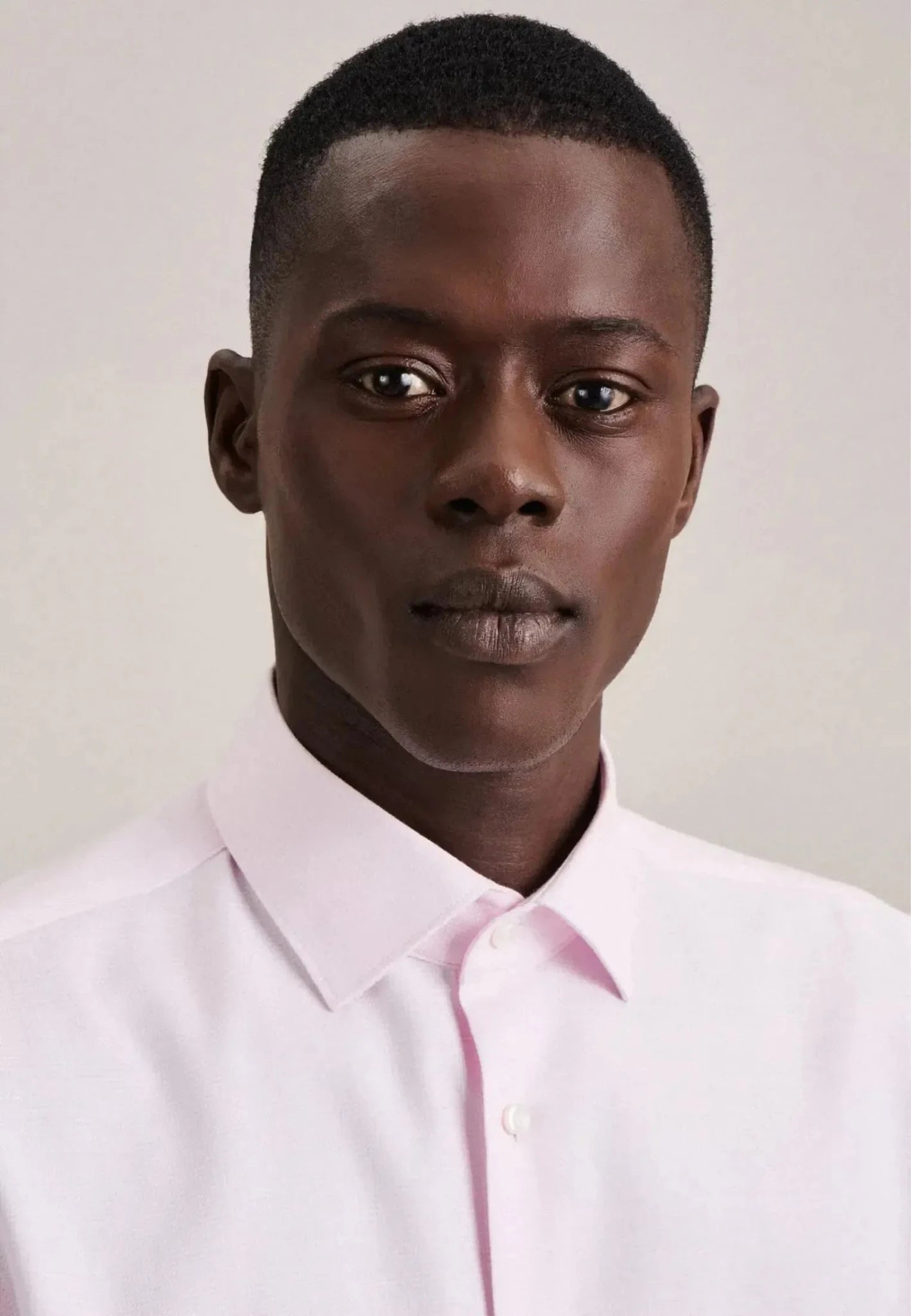 Seidensticker Shaped Fit No Iron New Kent Structured Business Shirt Pink - 01.841960-42-38 - seidensticker.co.uk