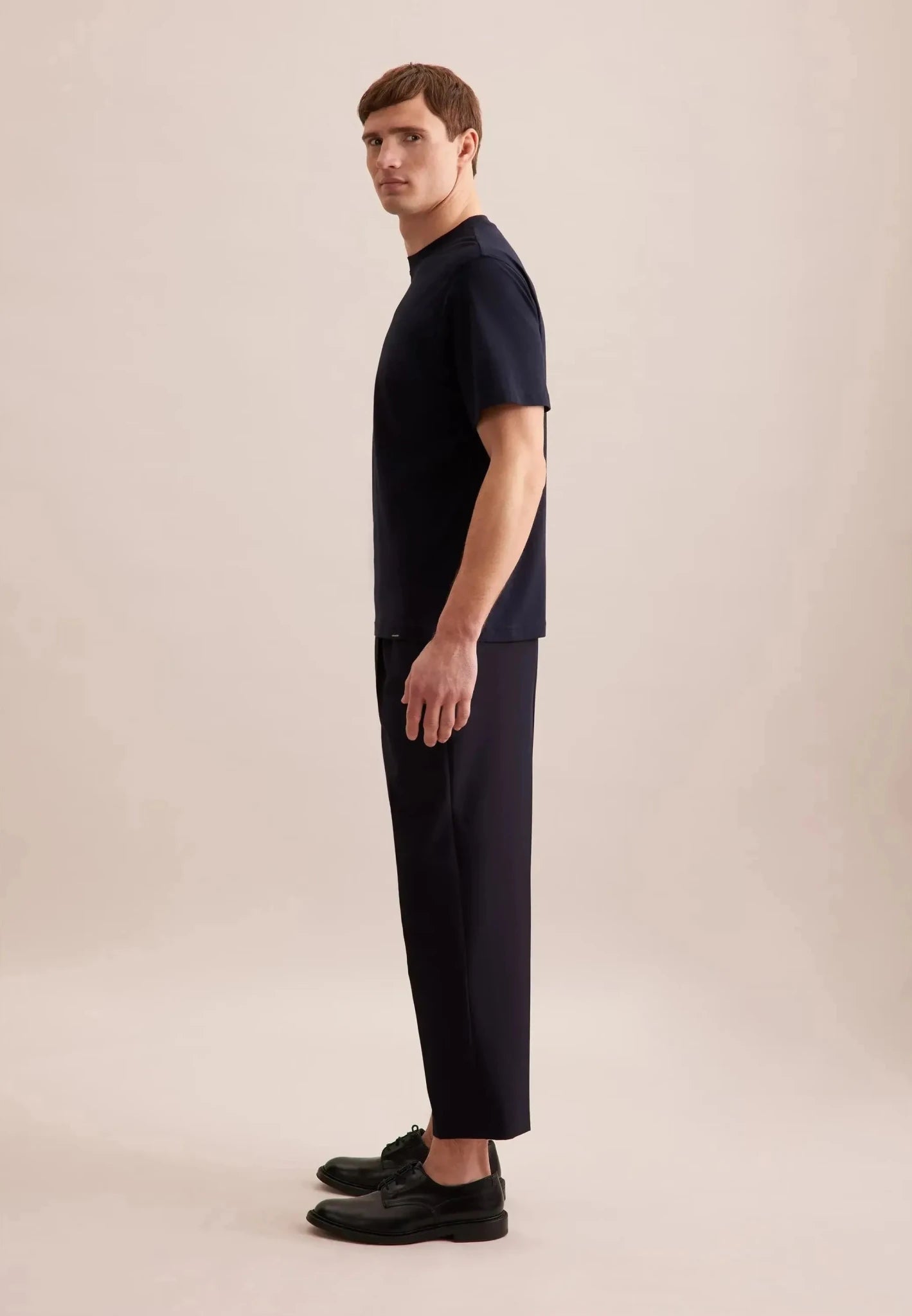 Seidensticker Single Jersey T-Shirt Dark Blue - 01.140100-19-S - seidensticker.co.uk