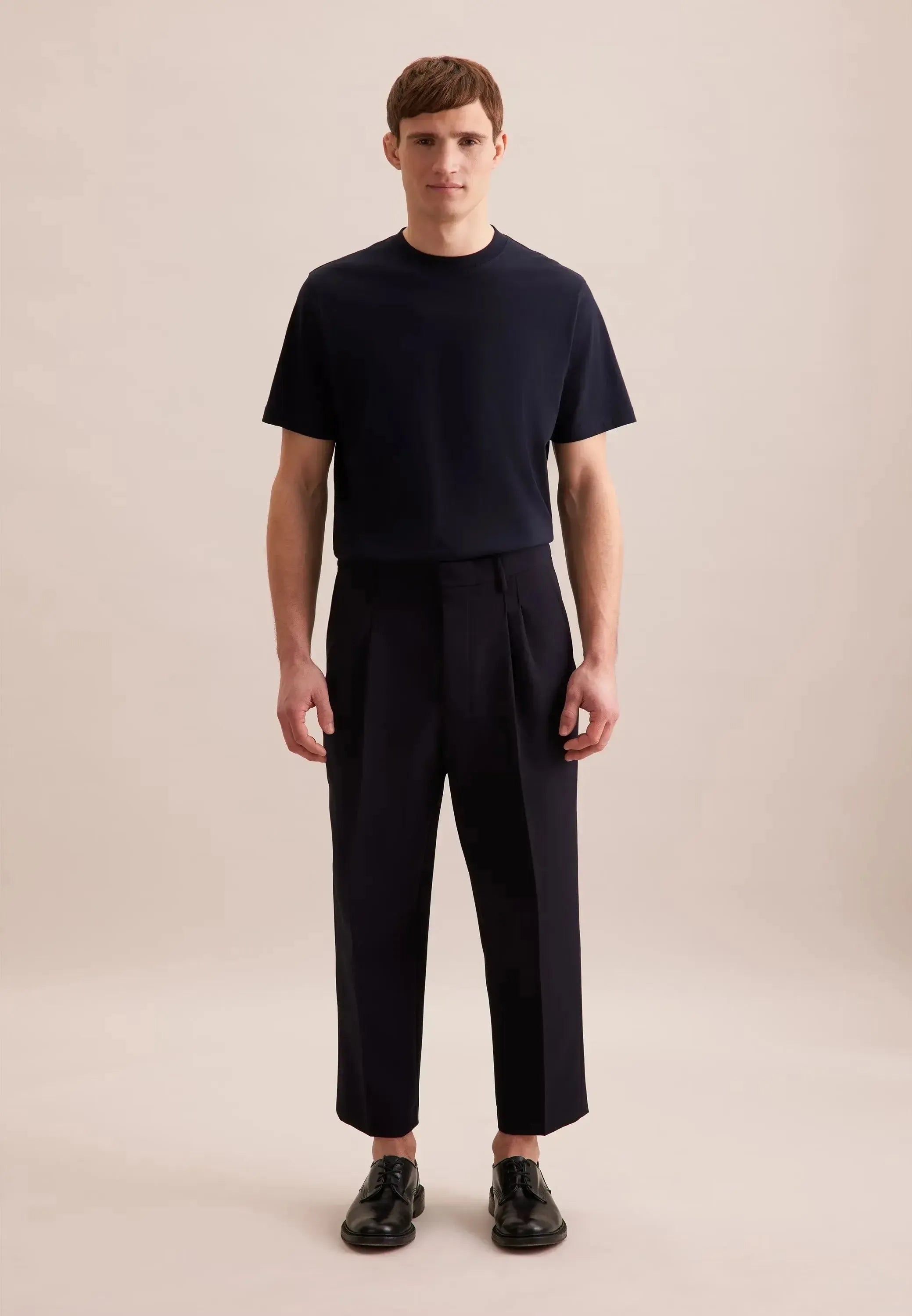 Single Jersey T-Shirt Dark Blue-seidensticker uk