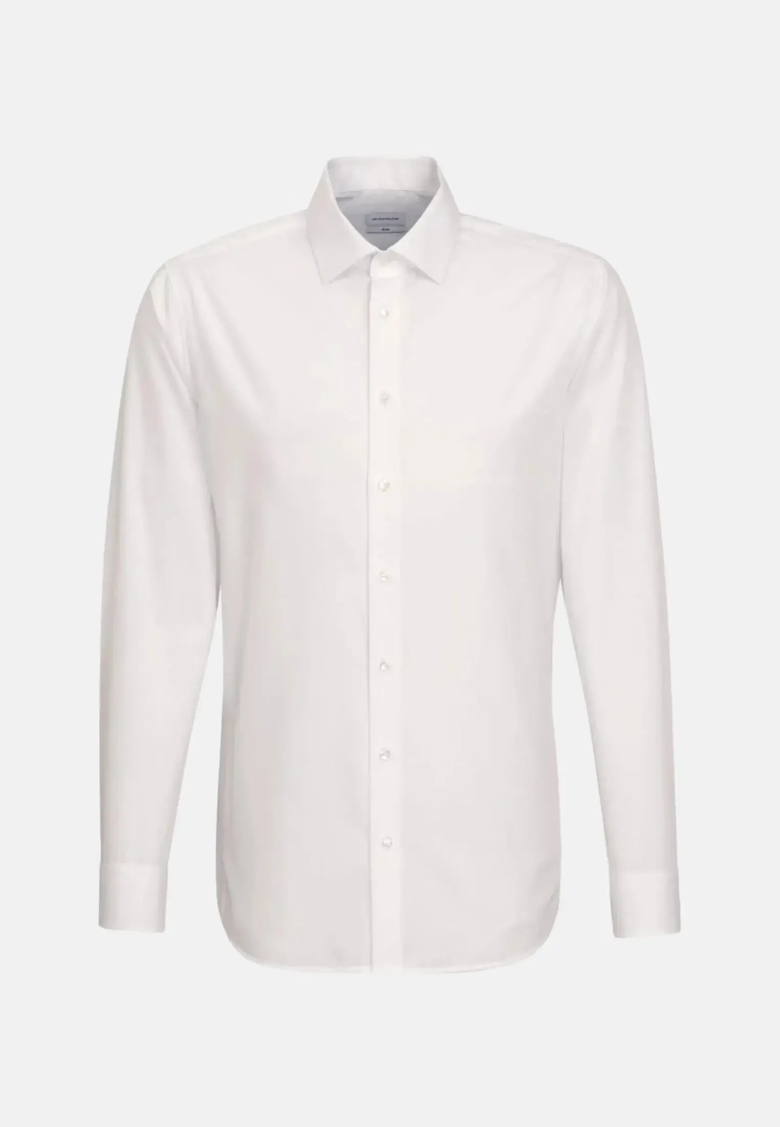Slim Fit No Iron Kent Collar Business Shirt White-seidensticker uk