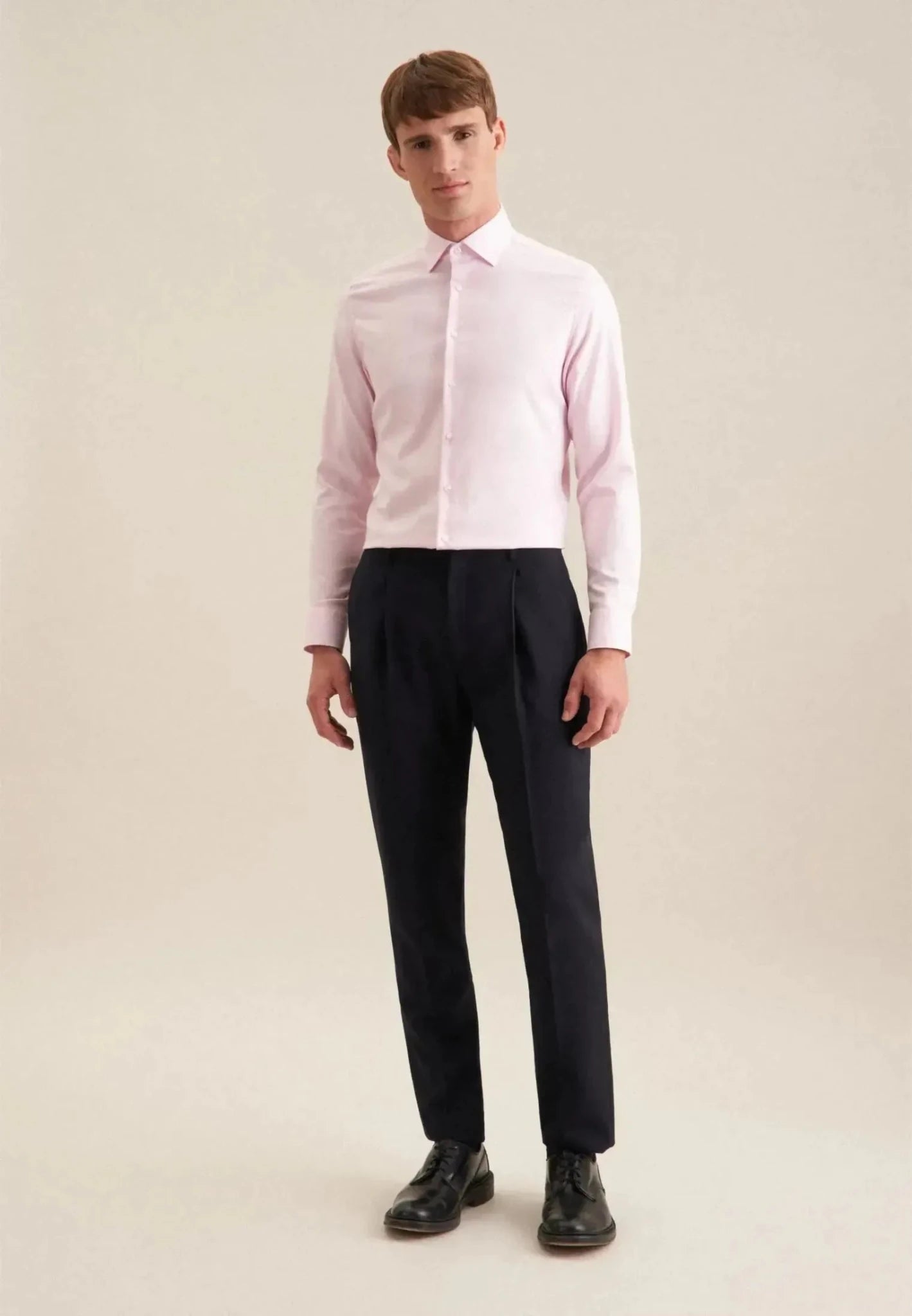 Seidensticker UK - Slim Fit No Iron New Kent Business Shirt Pink - 01.643510-42-37