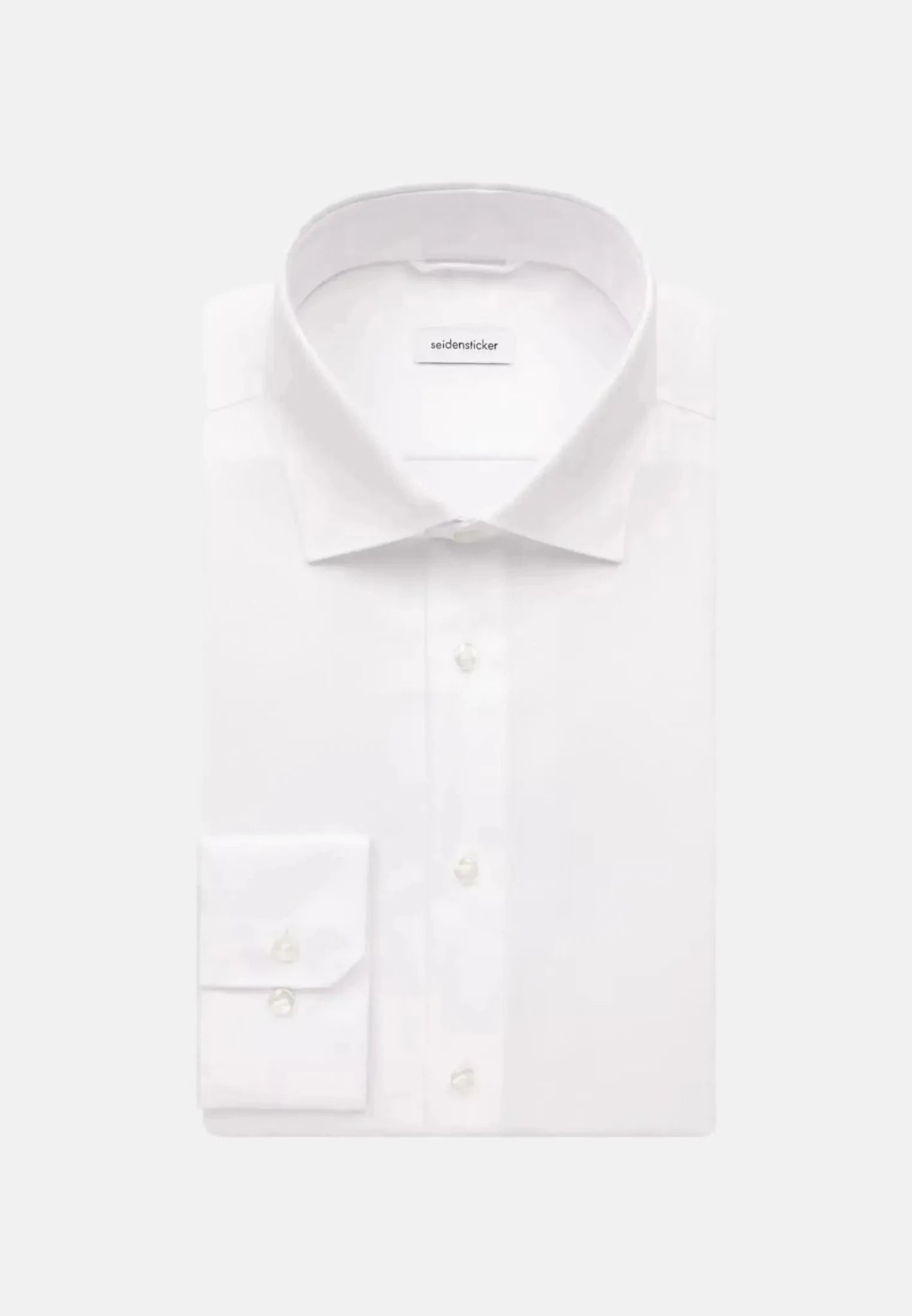 Seidensticker Slim Fit No Iron New Kent Business Shirt White - 01.643510-01-37 - seidensticker.co.uk