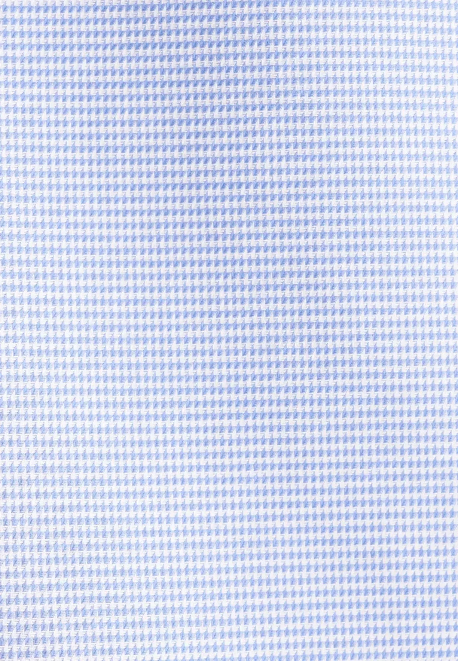 Slim Fit No Iron New Kent Structured Business Shirt Light Blue-seidensticker uk