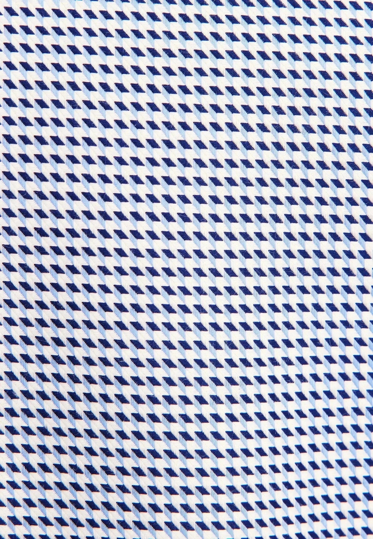 Seidensticker Slim Fit No Iron Spread Kent Pepita Business Shirt Mid Blue - 01.845274-16-37 - seidensticker.co.uk