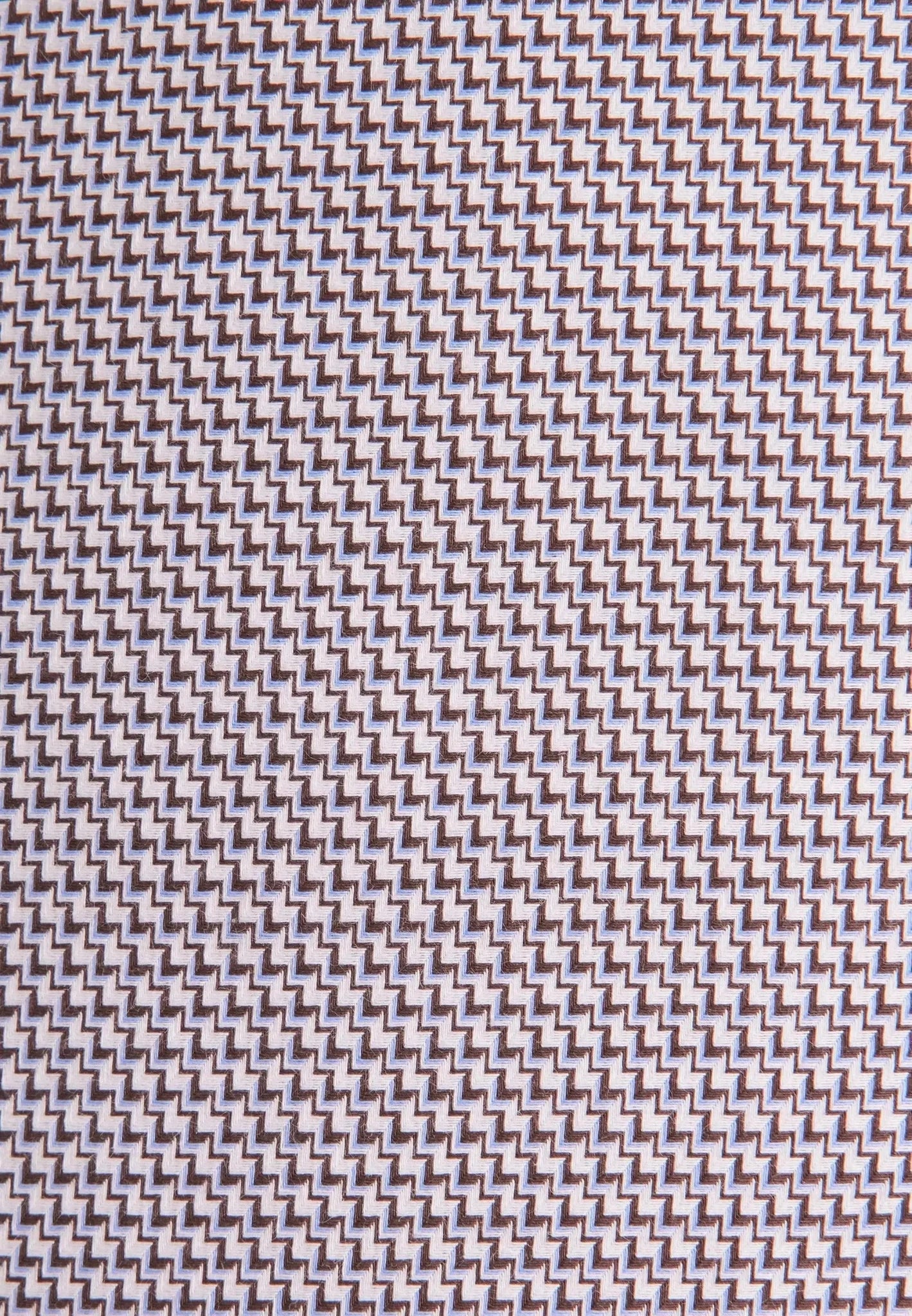 Seidensticker Slim Fit No Iron Spread Kent Structured Pattern Business Shirt Brown - 01.644947-27-37 - seidensticker.co.uk