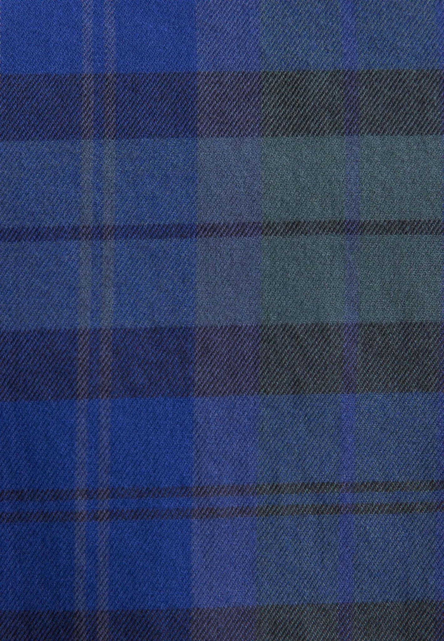 Seidensticker UK - Slim Fit Spread Kent Check Flannel Shirt Dark Blue - 01.845582-18-38