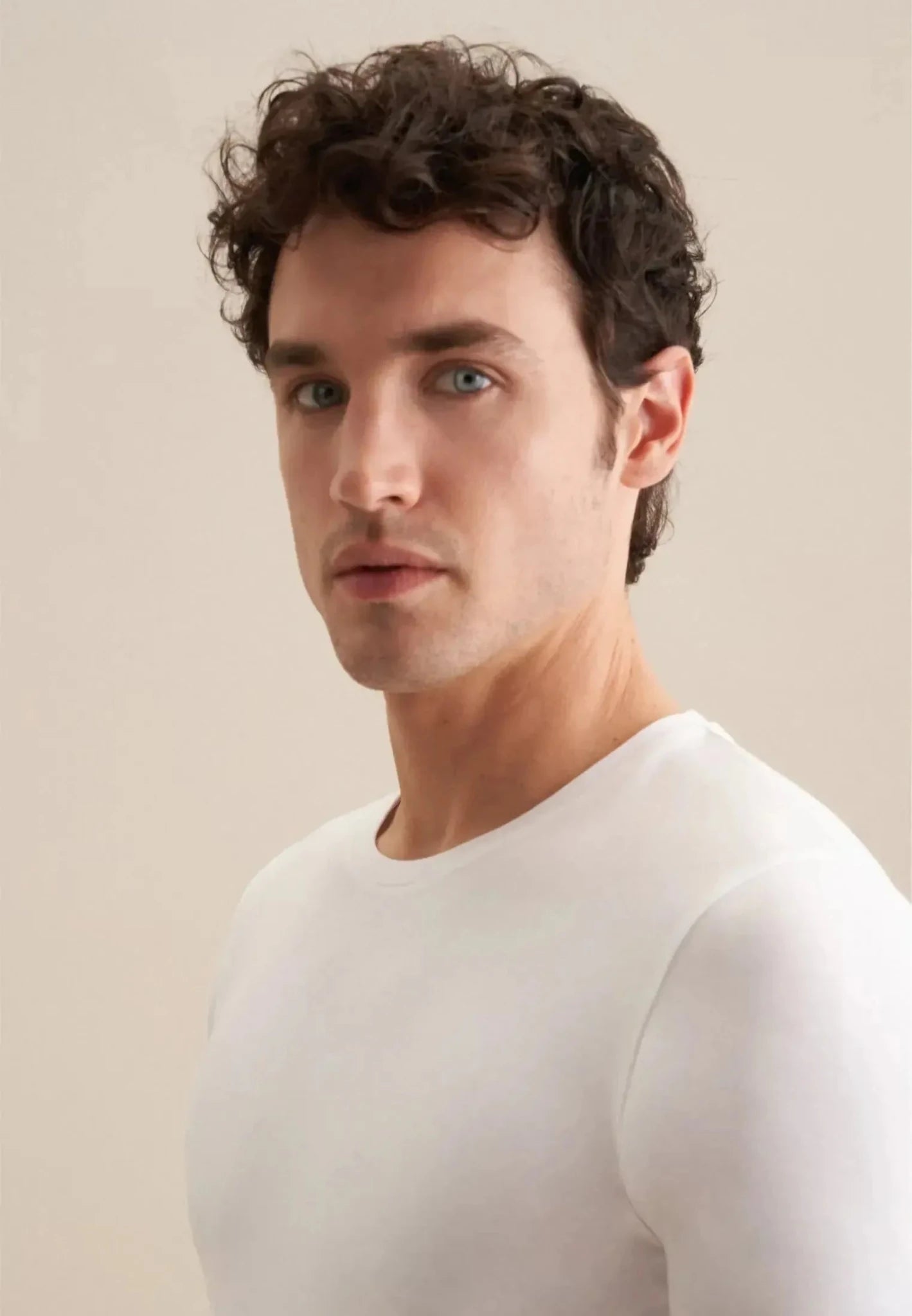 Seidensticker UK - Stretch Cotton T-Shirt White - 01.242490-01-S