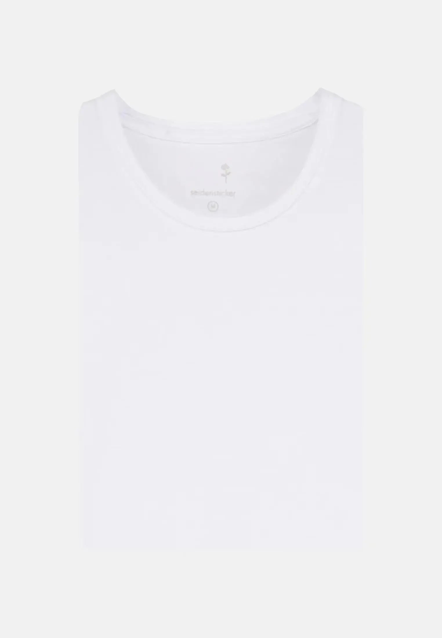 Stretch Cotton T-Shirt White-seidensticker uk