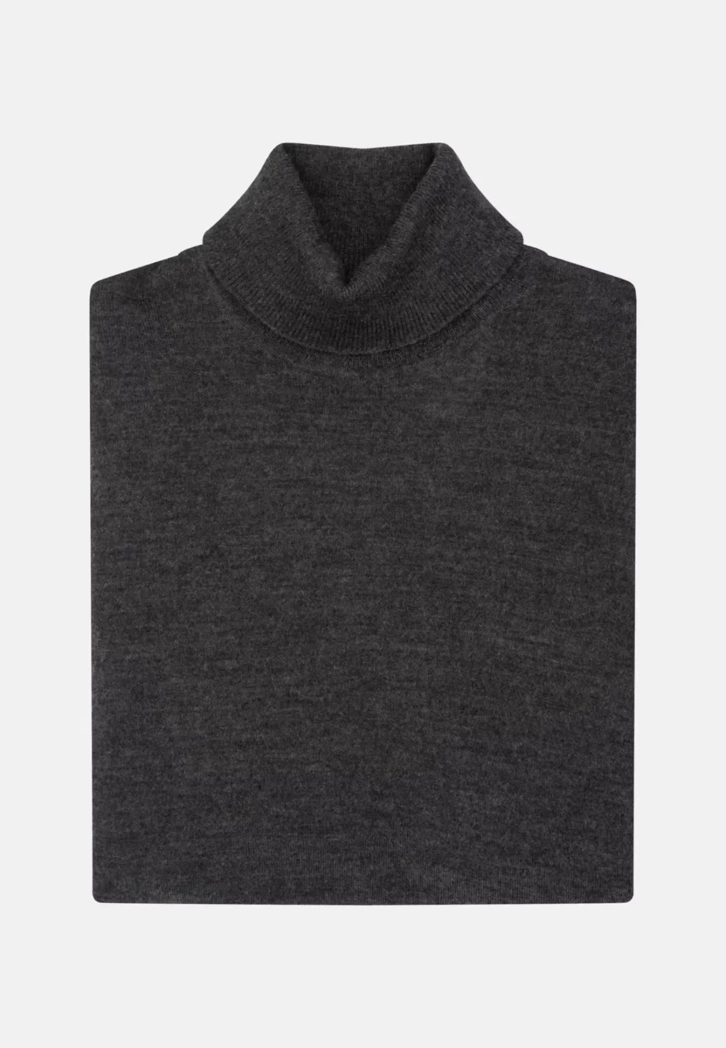 Seidensticker Merino Wool Roll Neck Knit Grey - 01.251580-34-S - seidensticker.co.uk