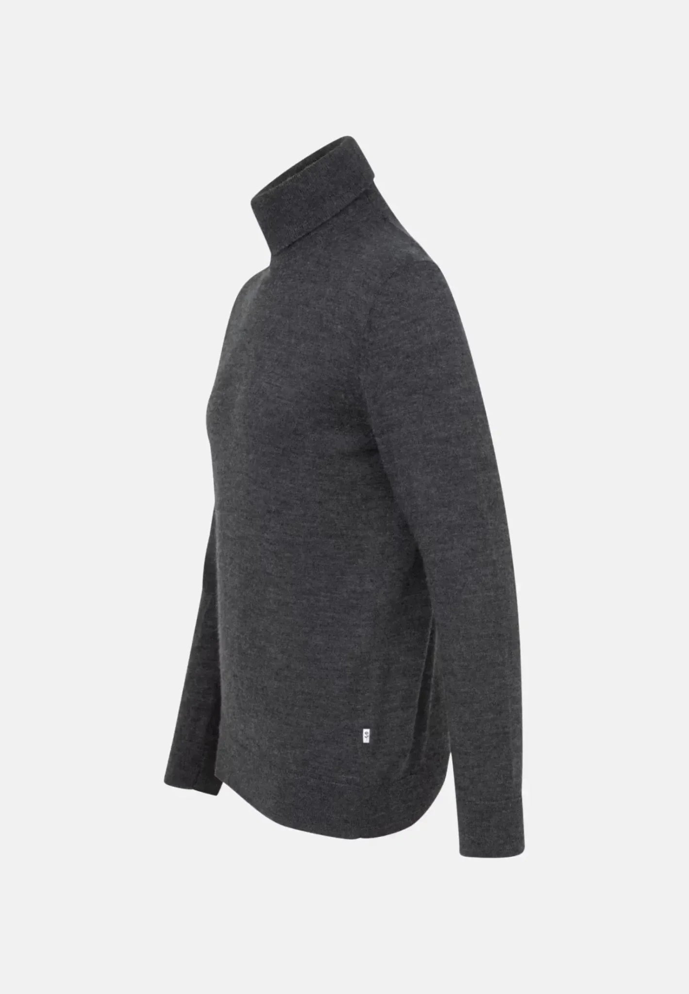 Seidensticker Merino Wool Roll Neck Knit Grey - 01.251580-34-S - seidensticker.co.uk