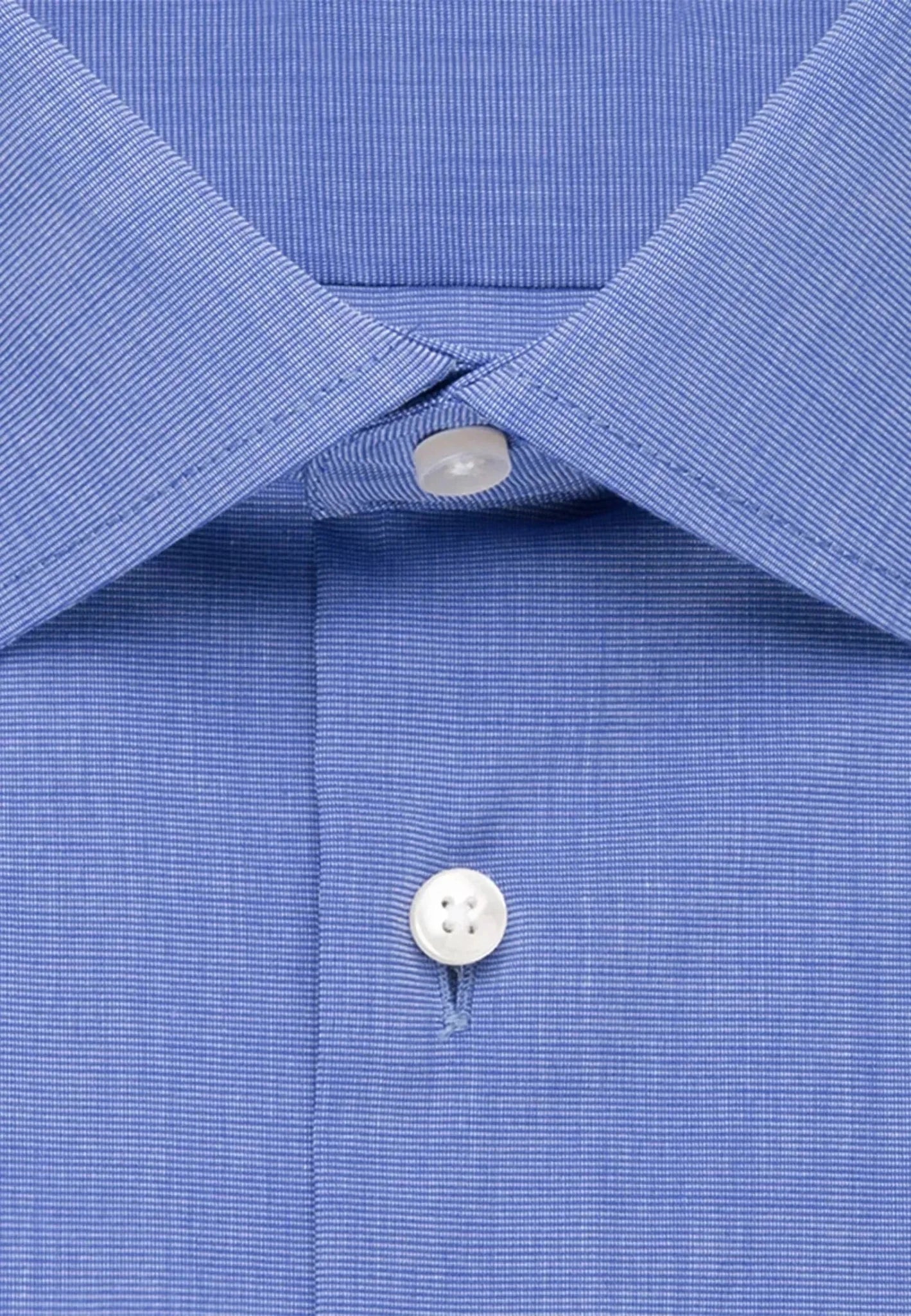 Seidensticker Regular Fit Easy Iron Kent Collar Business Shirt Mid Blue - 01.003000-14-38 - seidensticker.co.uk