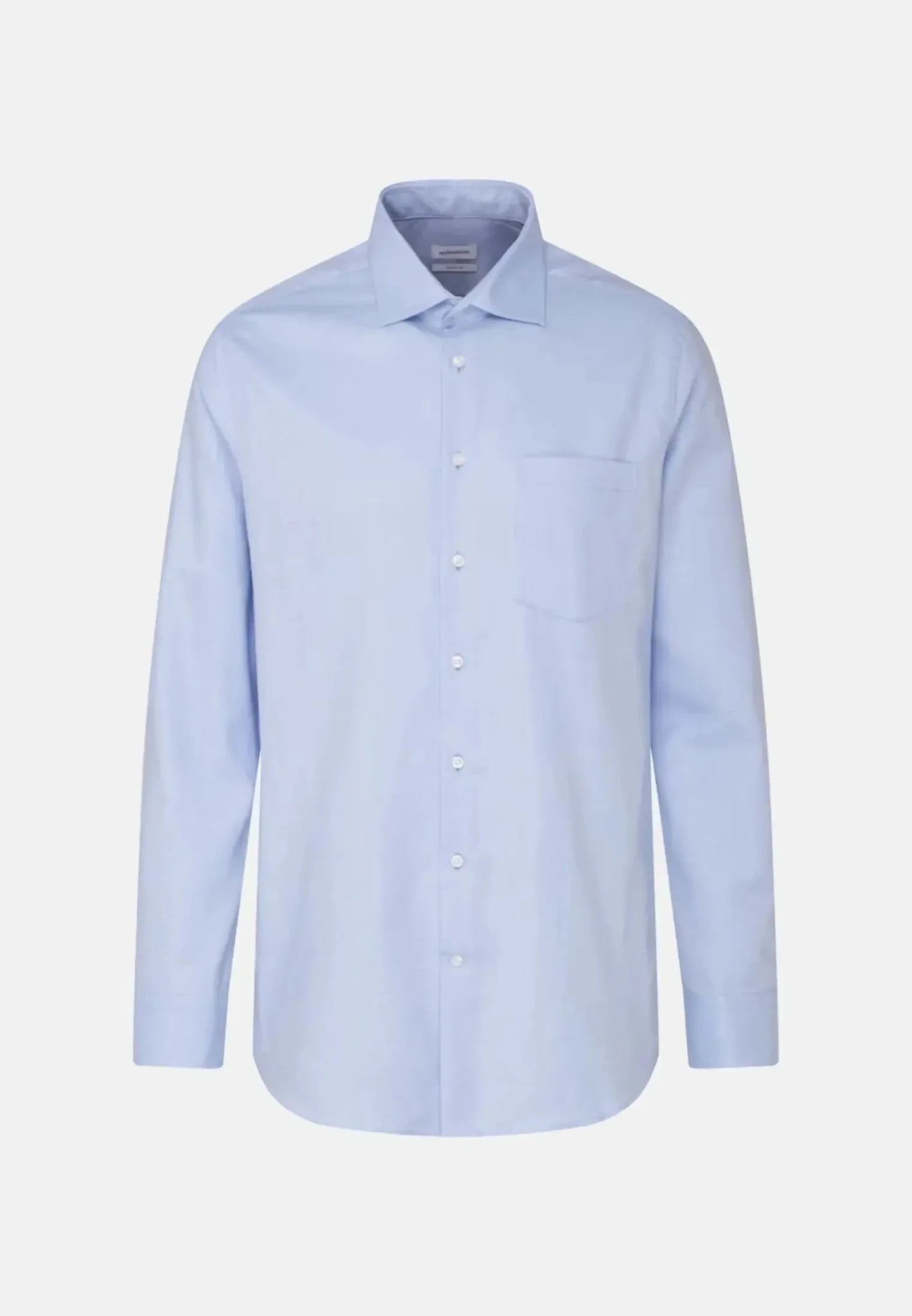 Seidensticker Regular Fit No Iron Kent Collar Business Shirt Light Blue - 01.153690-12-38 - seidensticker.co.uk