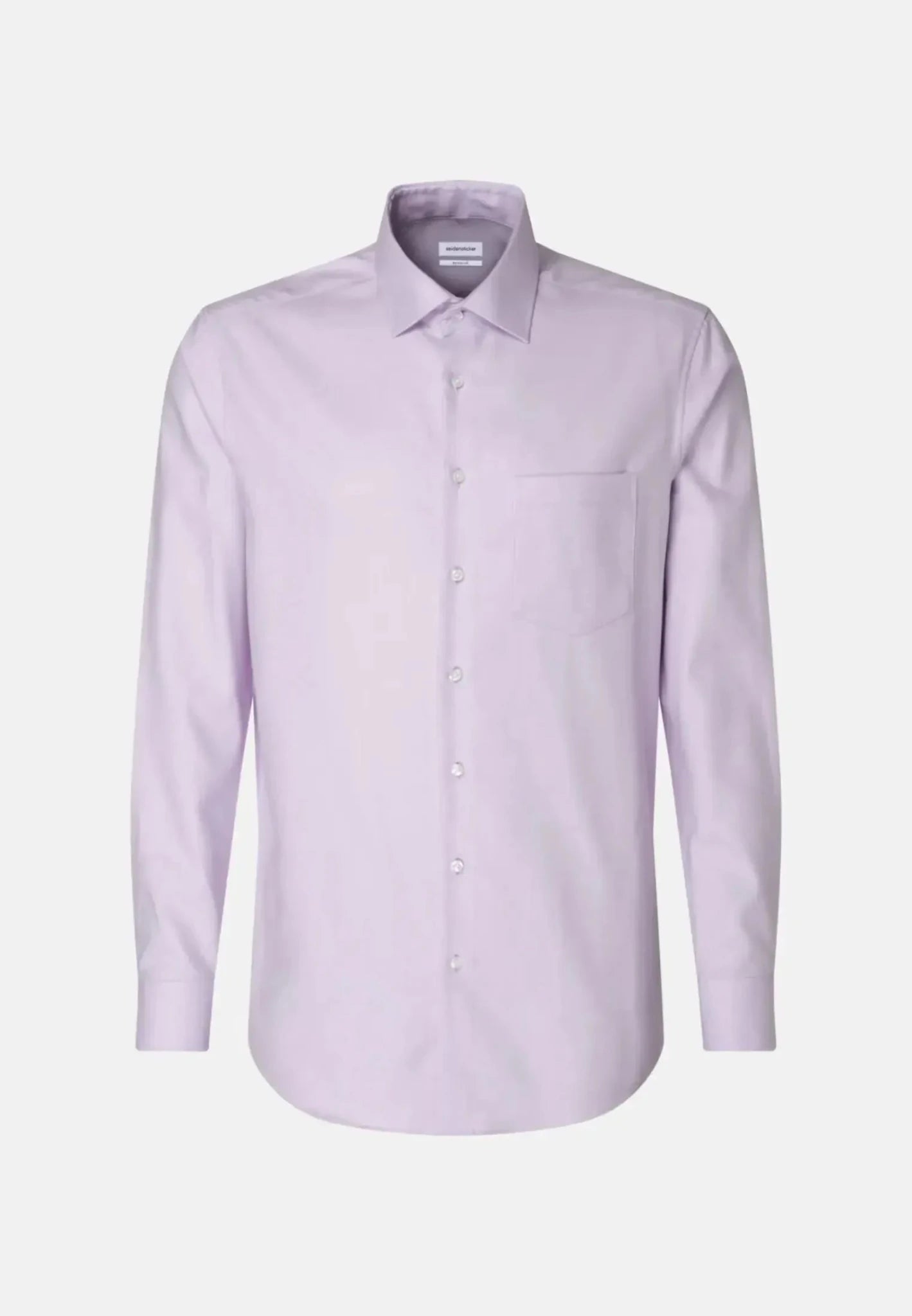Seidensticker Regular Fit No Iron Kent Collar Business Shirt Light Purple - 01.153690-82-38 - seidensticker.co.uk