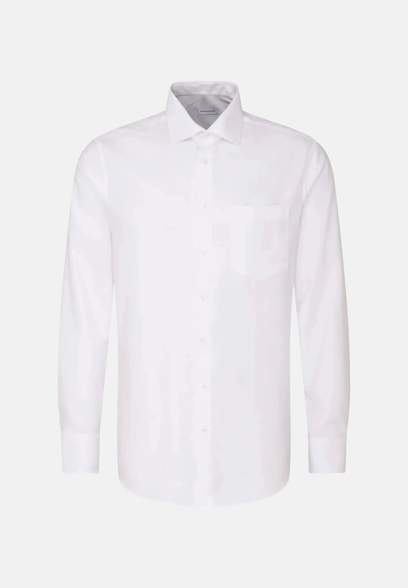 Seidensticker Regular Fit No Iron Kent Collar Business Shirt White - 01.153690-01-38 - seidensticker.co.uk