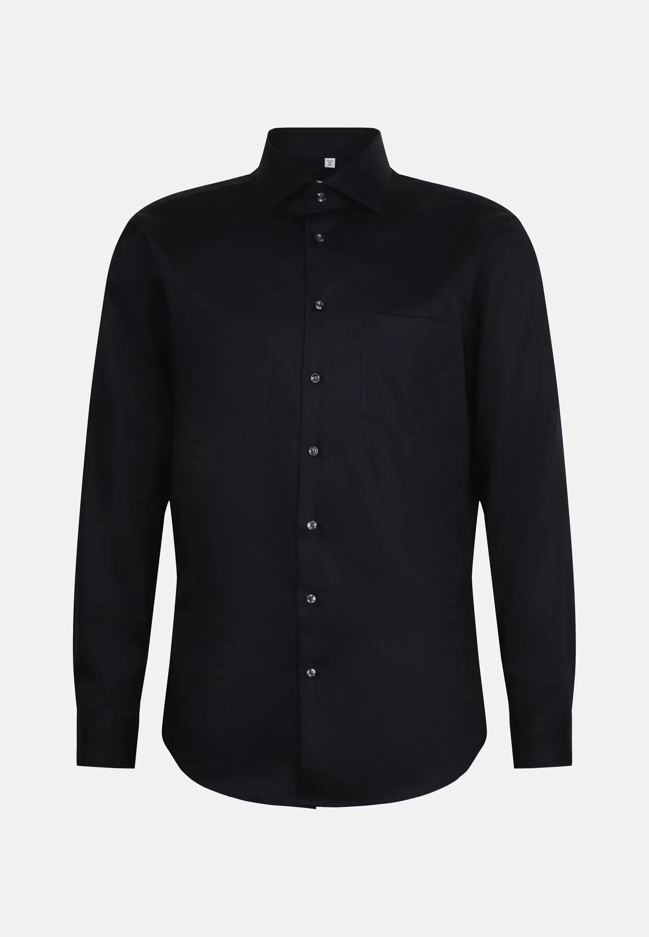 Regular Fit No Iron New Kent Business Shirt Black-seidensticker uk
