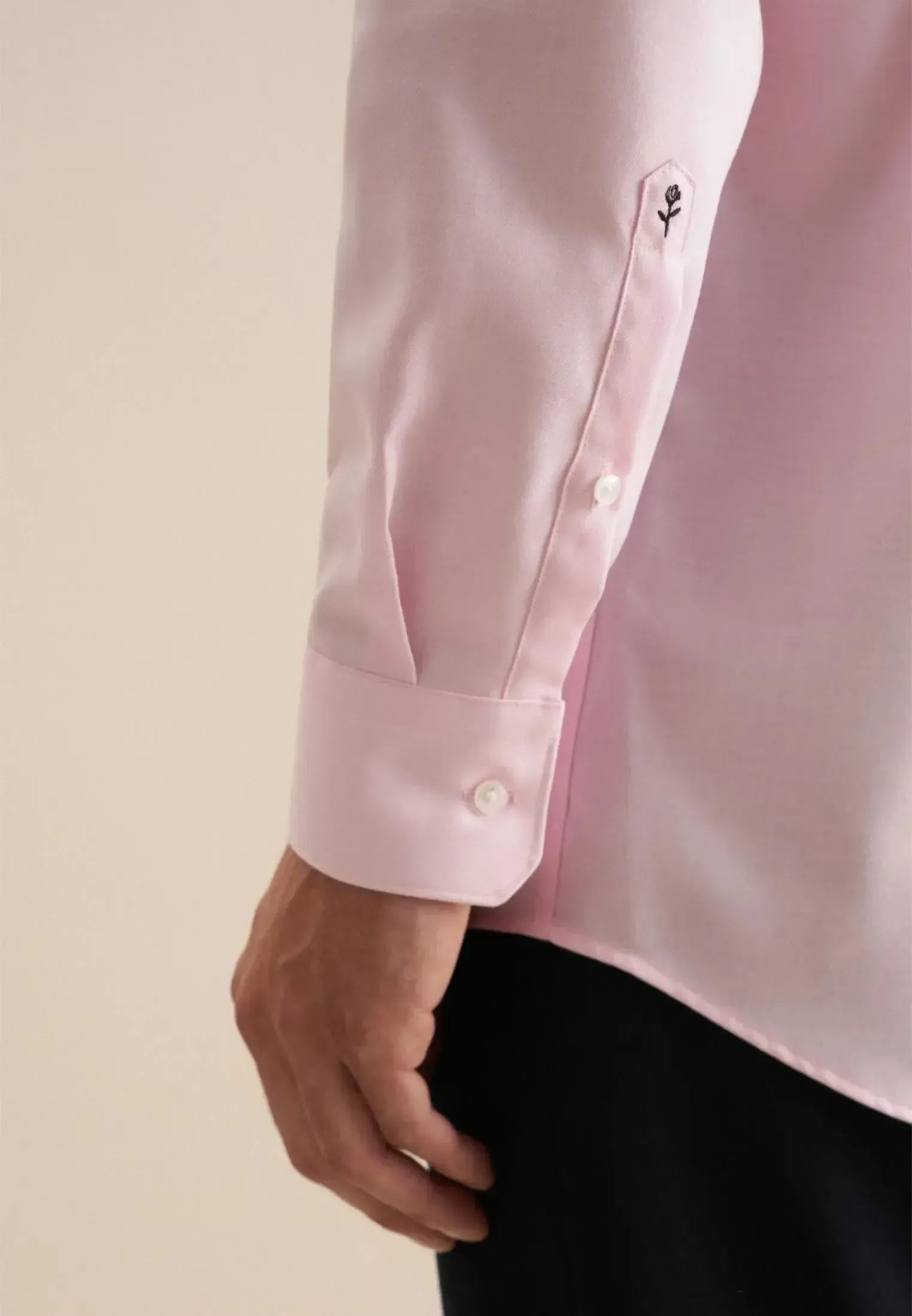 Regular Fit No Iron New Kent Business Shirt Pink-seidensticker uk