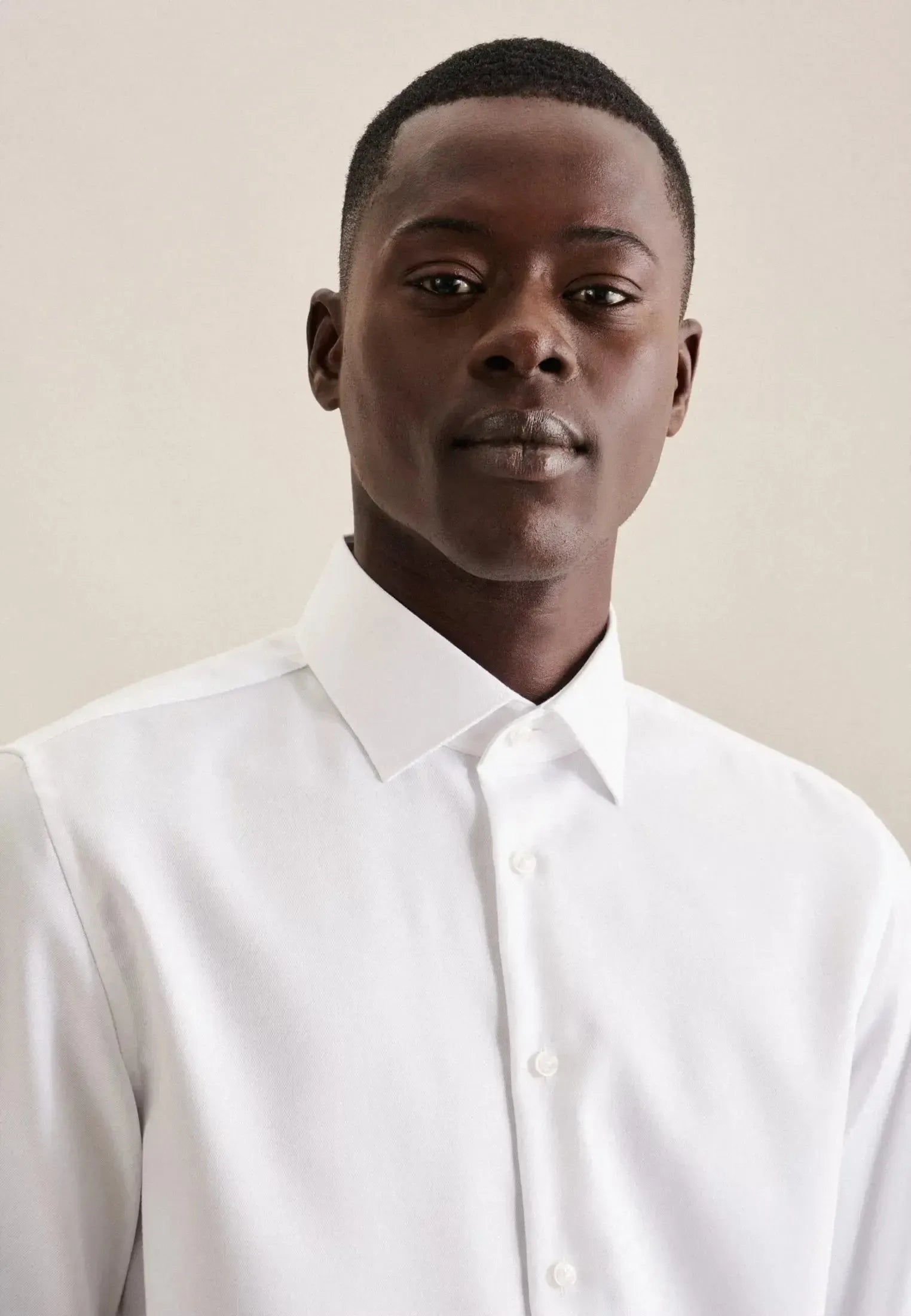 Regular Fit No Iron New Kent Combi Cuff Business Shirt White-seidensticker uk